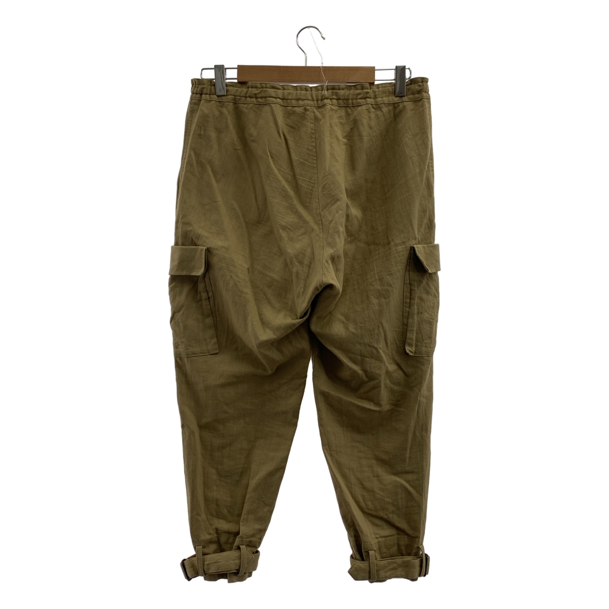 YOHJI YAMAMOTO +NOIR / ヨウジヤマモトプリュスノアール 裾アジャスター ドローストリング カーゴ パンツ