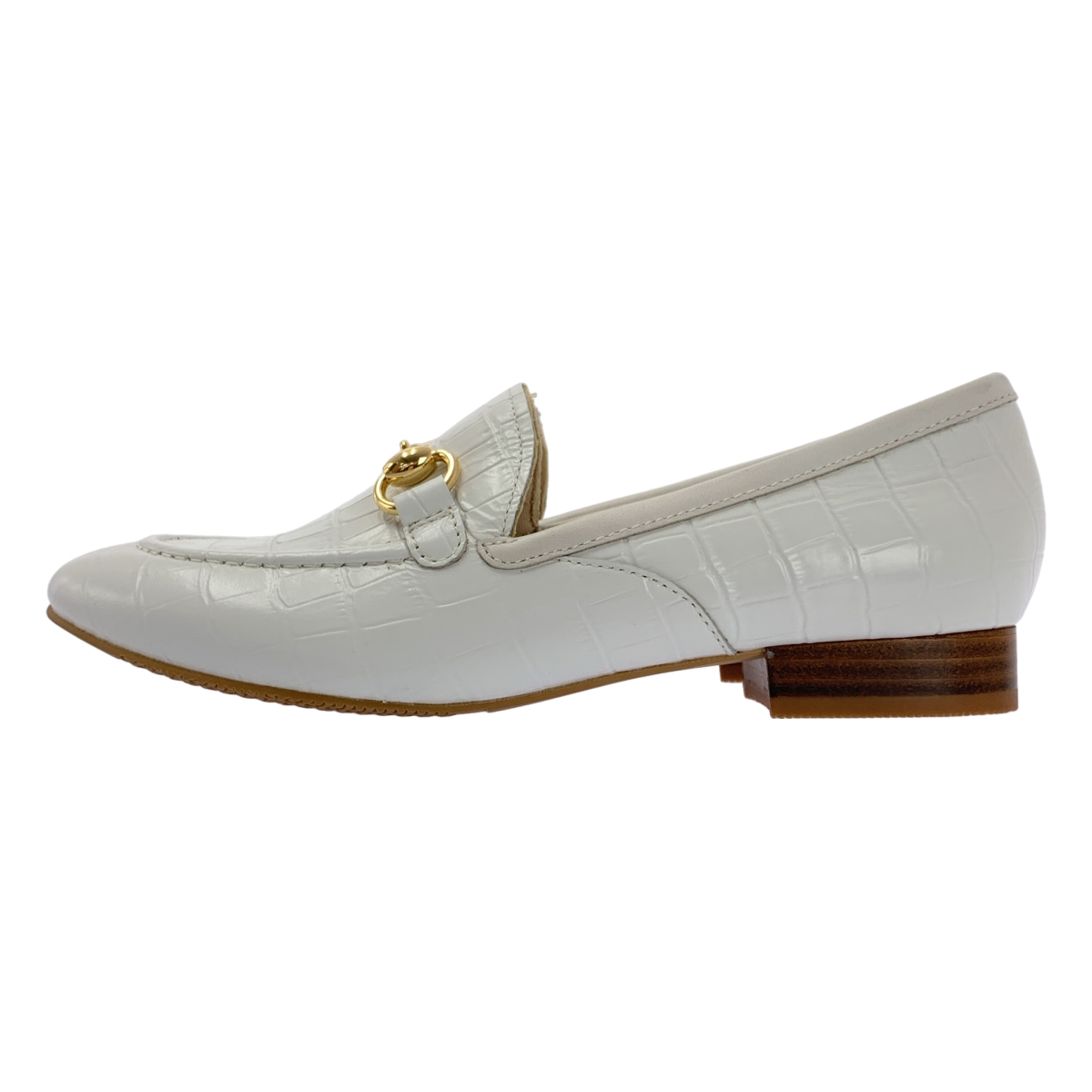 REGAL / リーガル クロコ型押し ビット ローファー