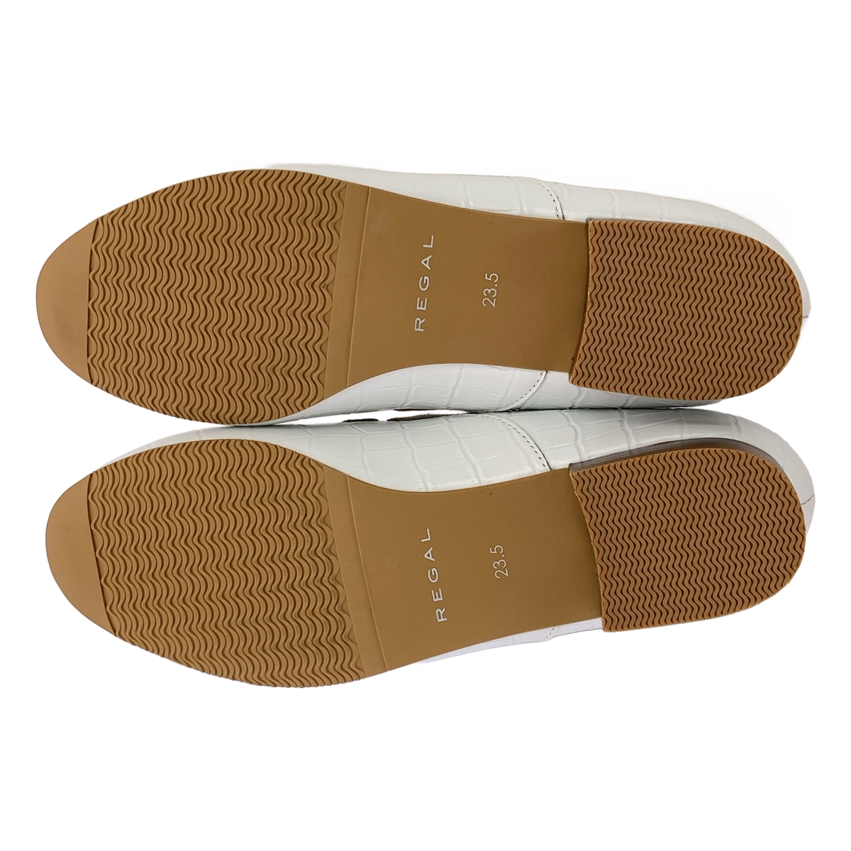 REGAL / リーガル クロコ型押し ビット ローファー