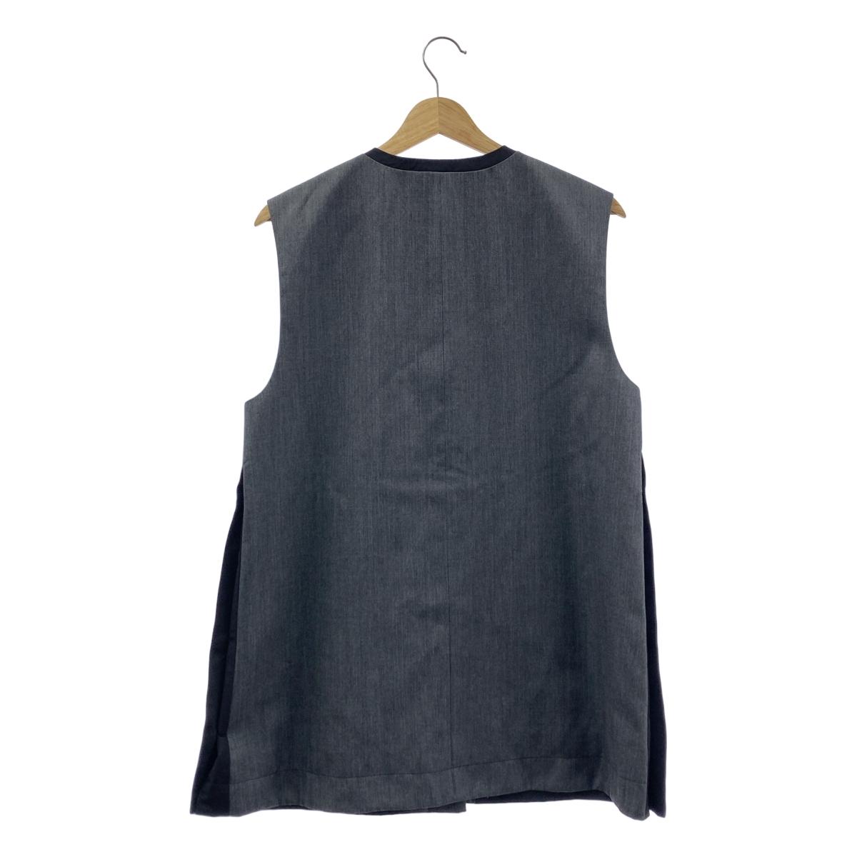 その他 ハイカウントウール バイカラー ジレ