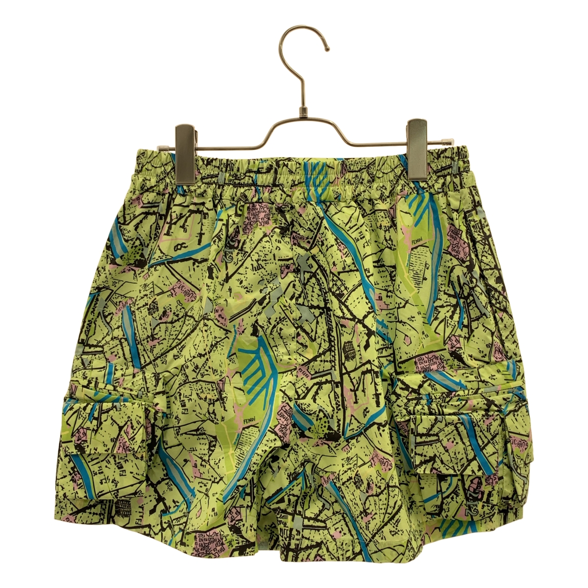 FENDI / フェンディ マッププリント カーゴ スイムショーツ