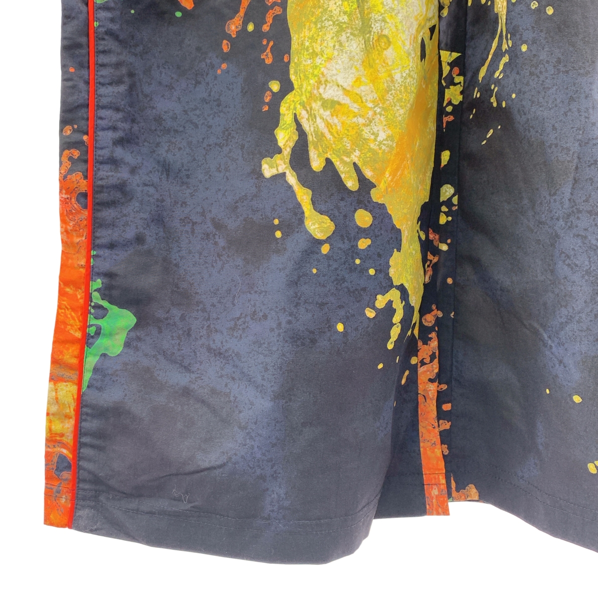 Martine Rose / マーティンローズ 総柄 スプラッシュペイント ドローストリング ワイド イージーパンツ