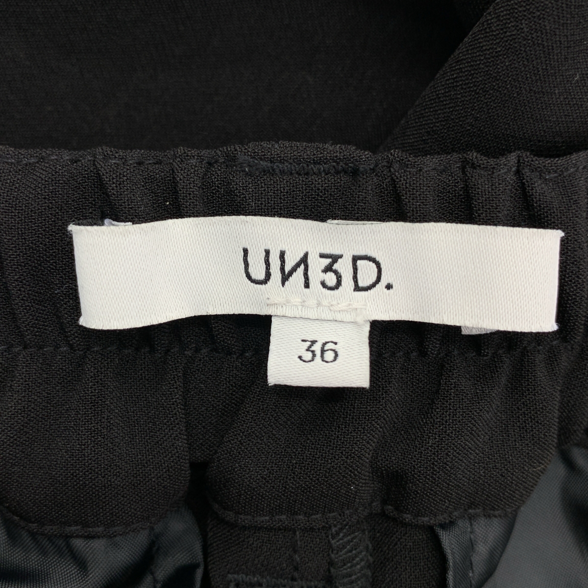 UN3D / アンスリード サイドスリット イージー パンツ