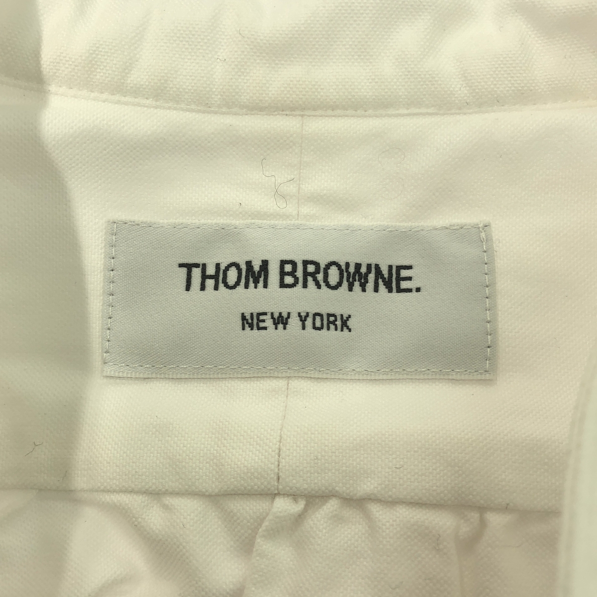 THOM BROWNE / トムブラウン コットン プルオーバー シャツワンピース