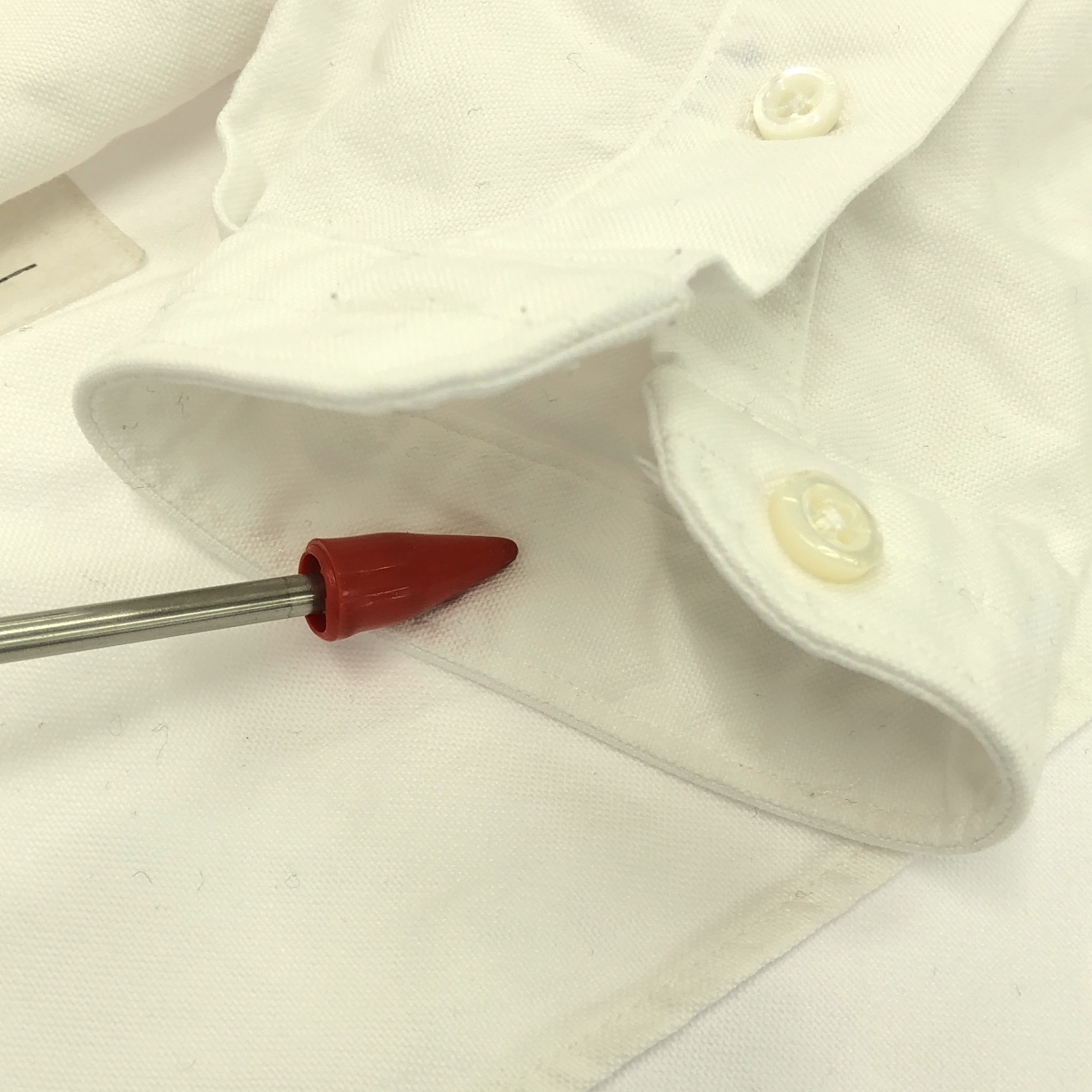 THOM BROWNE / トムブラウン コットン プルオーバー シャツワンピース