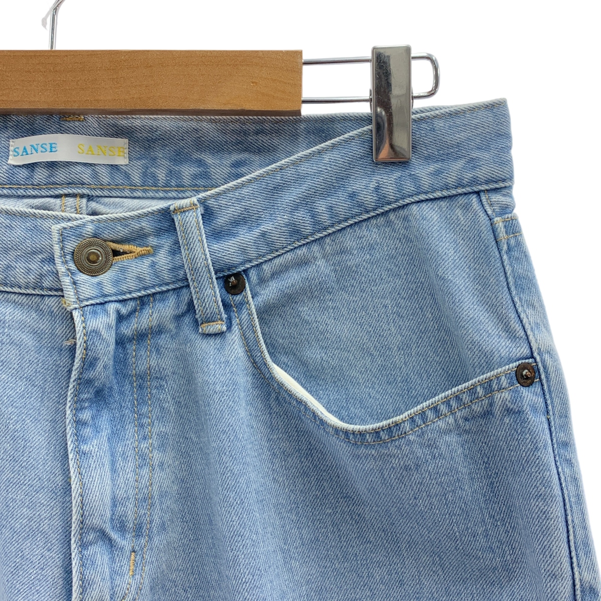 SANSE SANSE / サンセサンセ SAN01 セルビッチ 5ポケット ストレート デニムパンツ