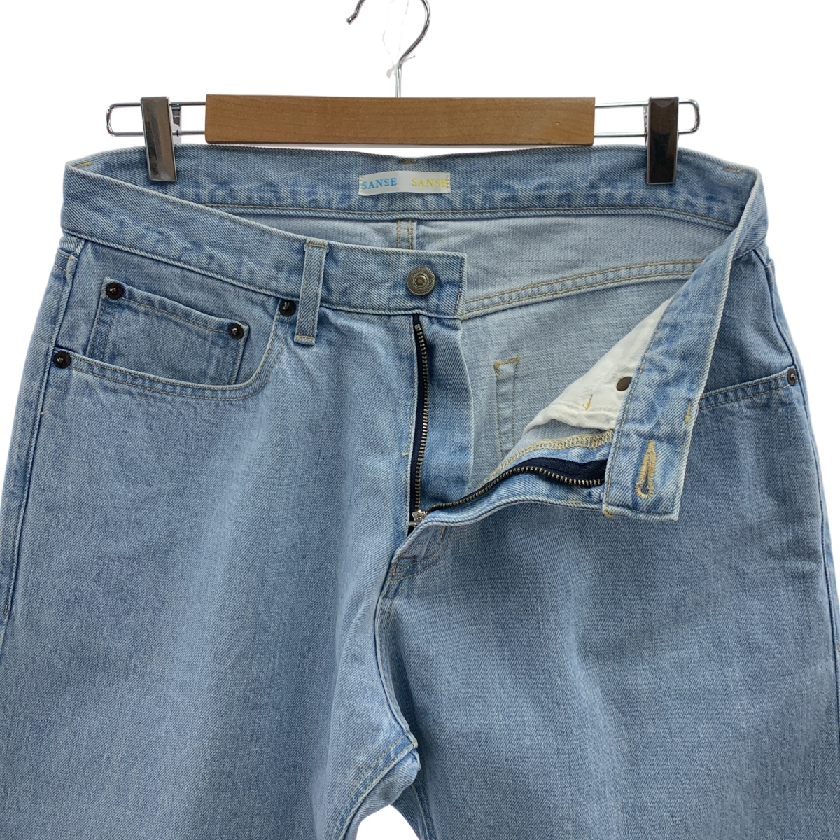 SANSE SANSE / サンセサンセ SAN01 セルビッチ 5ポケット ストレート デニムパンツ
