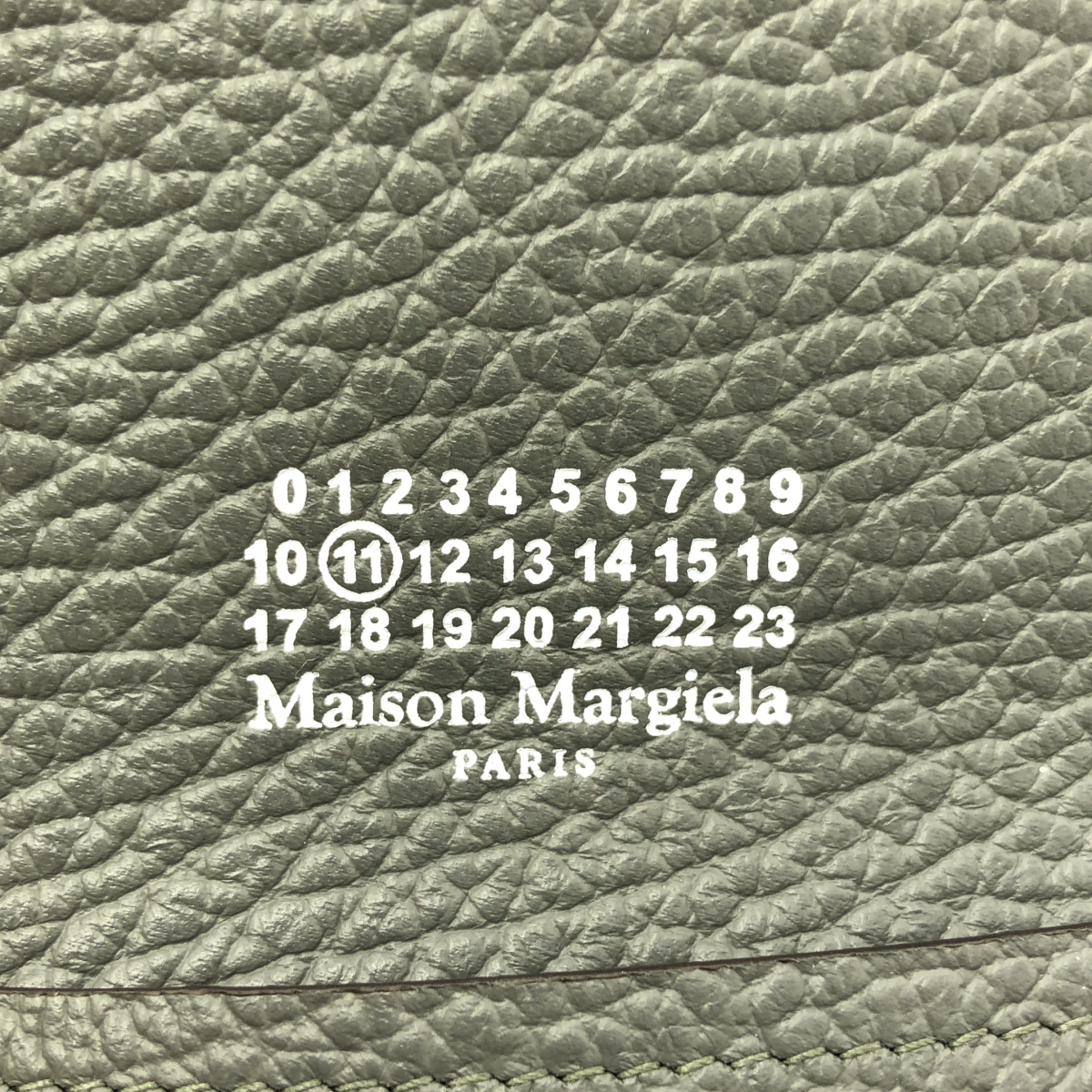 Maison Margiela / メゾンマルジェラ グレインレザー チェーン ロングウォレット