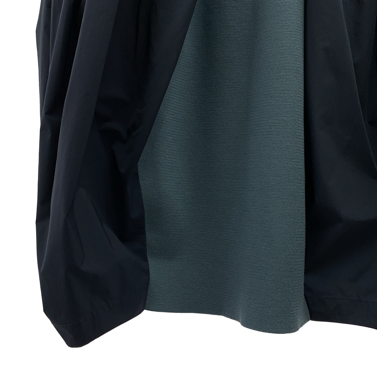 ENFOLD / エンフォルド ニット切替 バルーンスカート