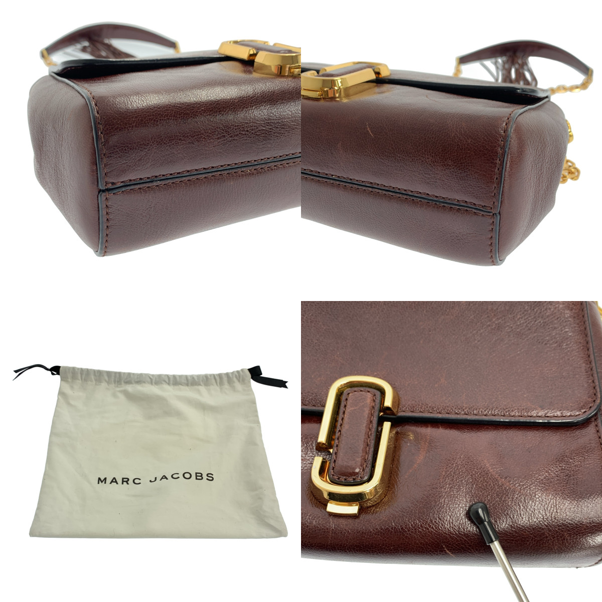 MARC JACOBS / マークジェイコブス JMARK ジェイマーク レザー チェーン ショルダーバッグ