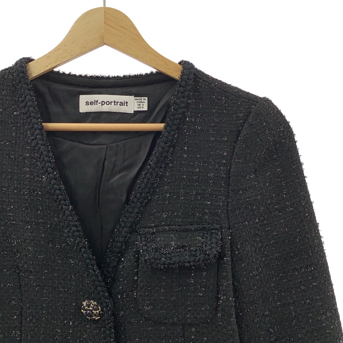 Self-Portrait / セルフポートレート BOUCLE MINI DRESS ブークレー ツイード ミニドレス ワンピース