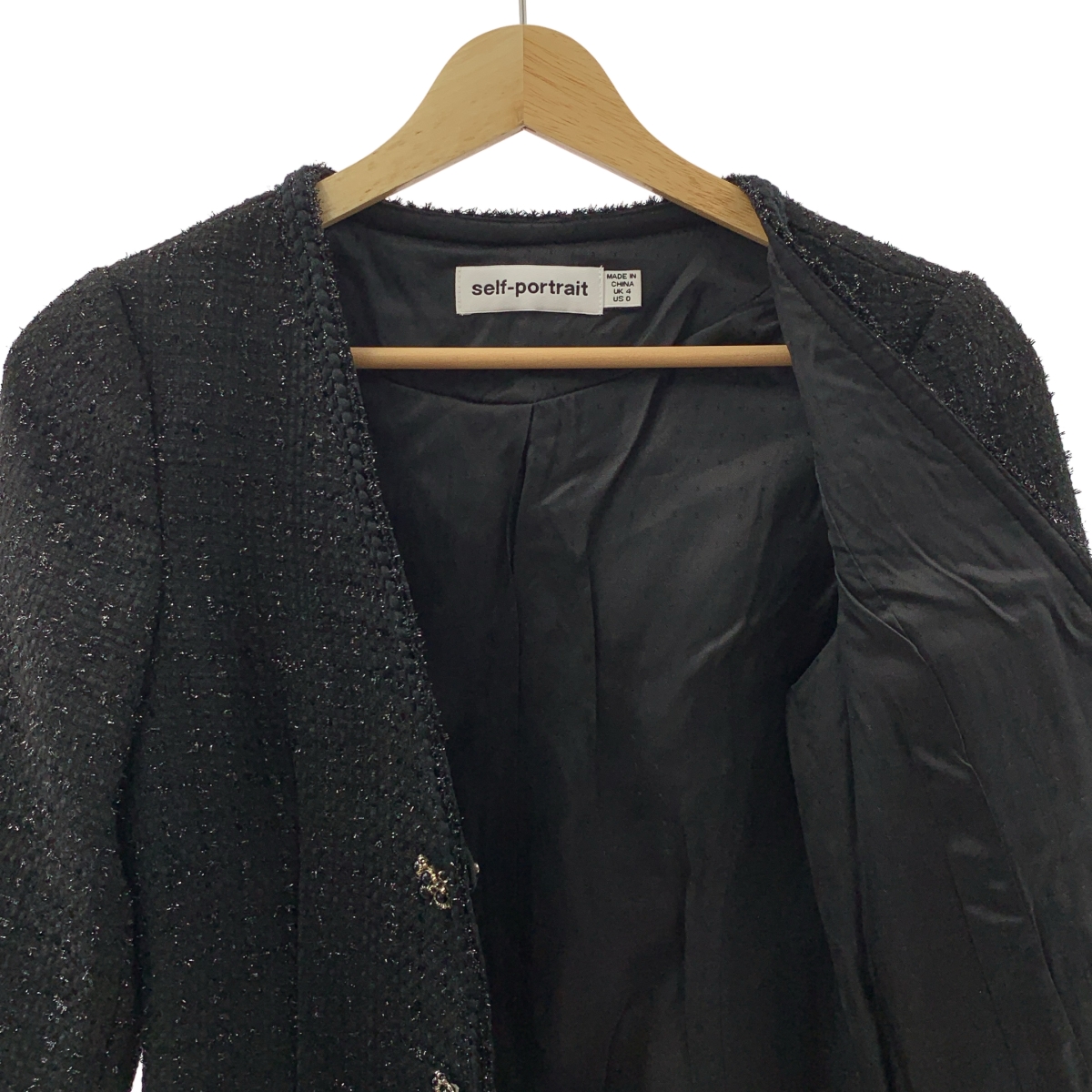 Self-Portrait / セルフポートレート BOUCLE MINI DRESS ブークレー ツイード ミニドレス ワンピース