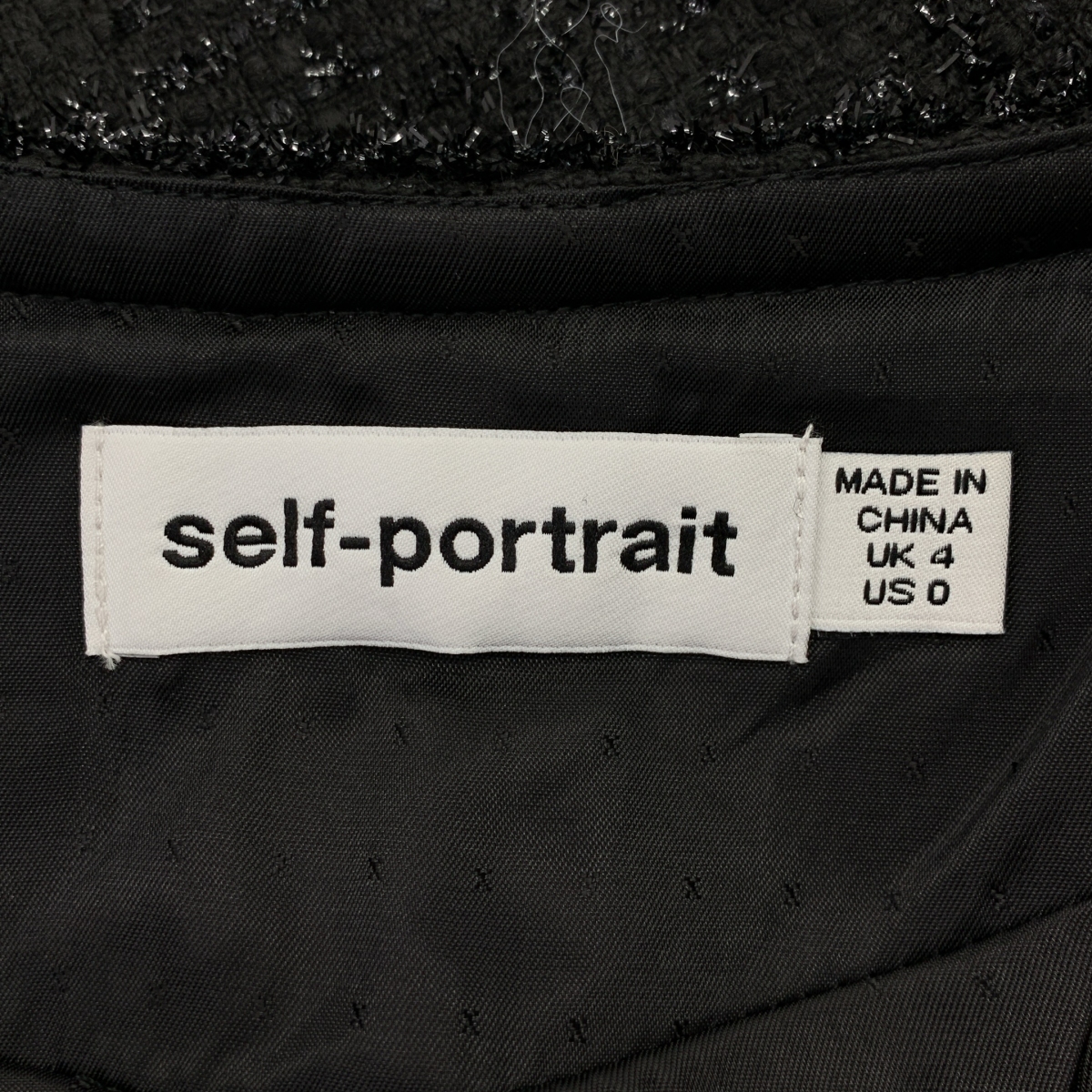 Self-Portrait / セルフポートレート BOUCLE MINI DRESS ブークレー ツイード ミニドレス ワンピース