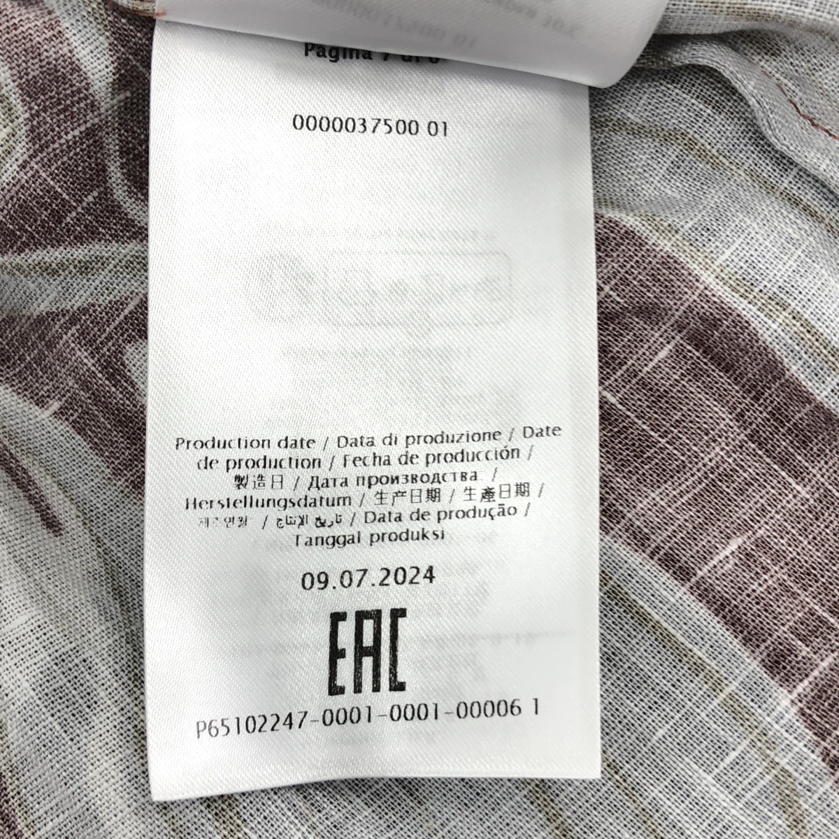 VALENTINO / ヴァレンティノ リネン フラワープリント オープンカラーシャツ