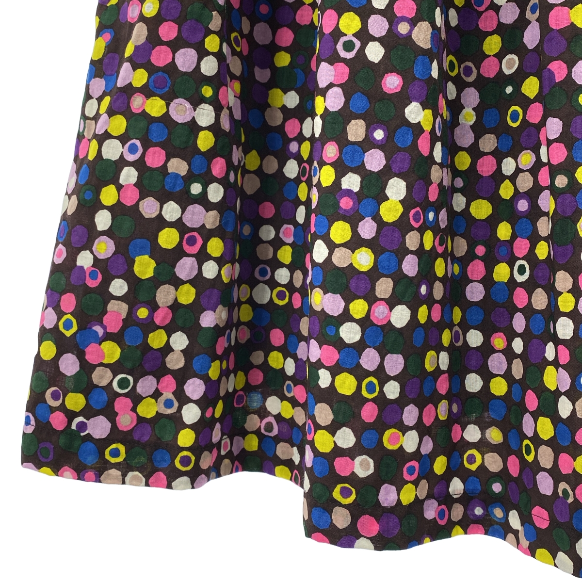 mina perhonen / ミナペルホネン ceremony ウール ドット 総柄 フレアスカート