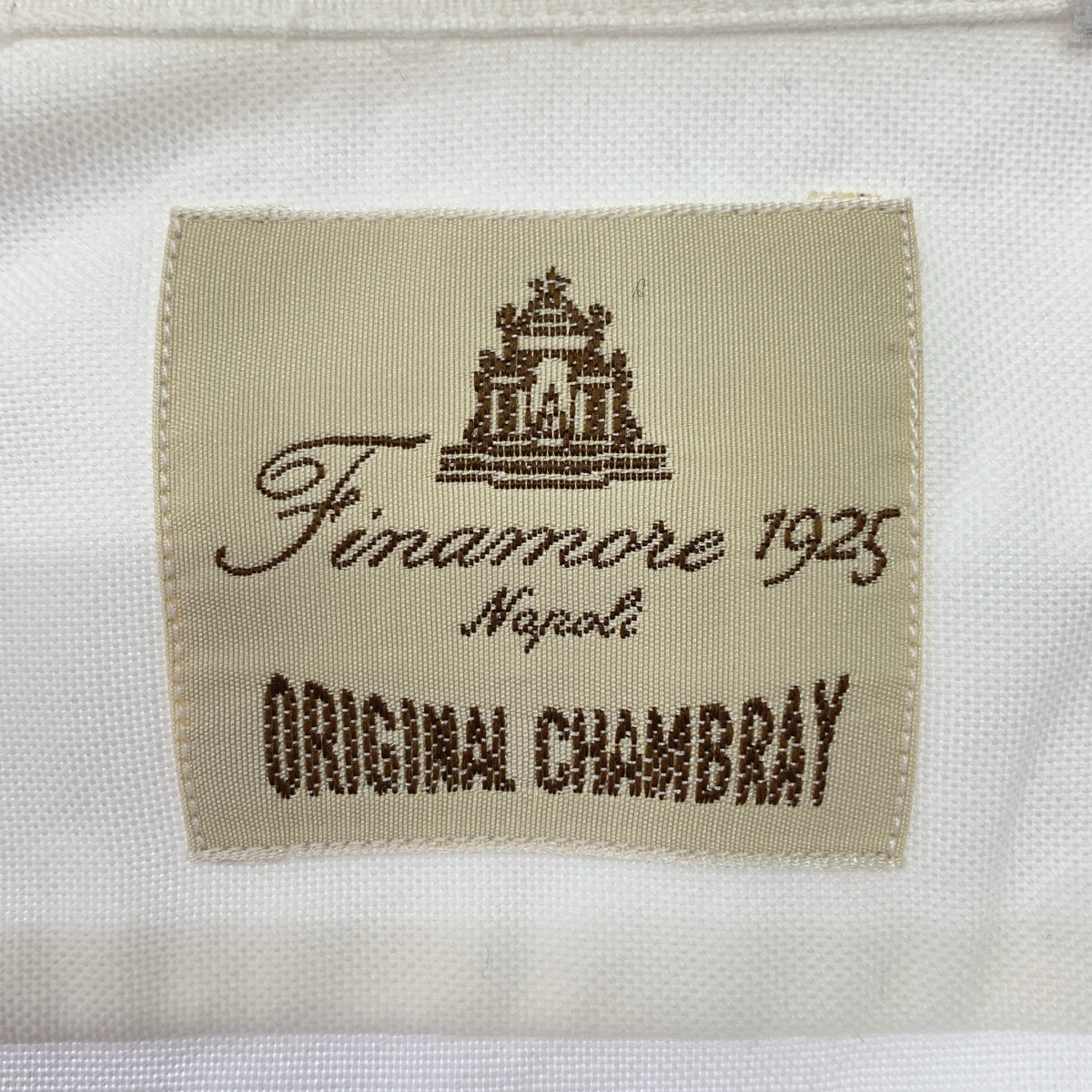 finamore / フィナモレ ORIGINAL CHAMBRAY / 隠れボタンダウンシャツ