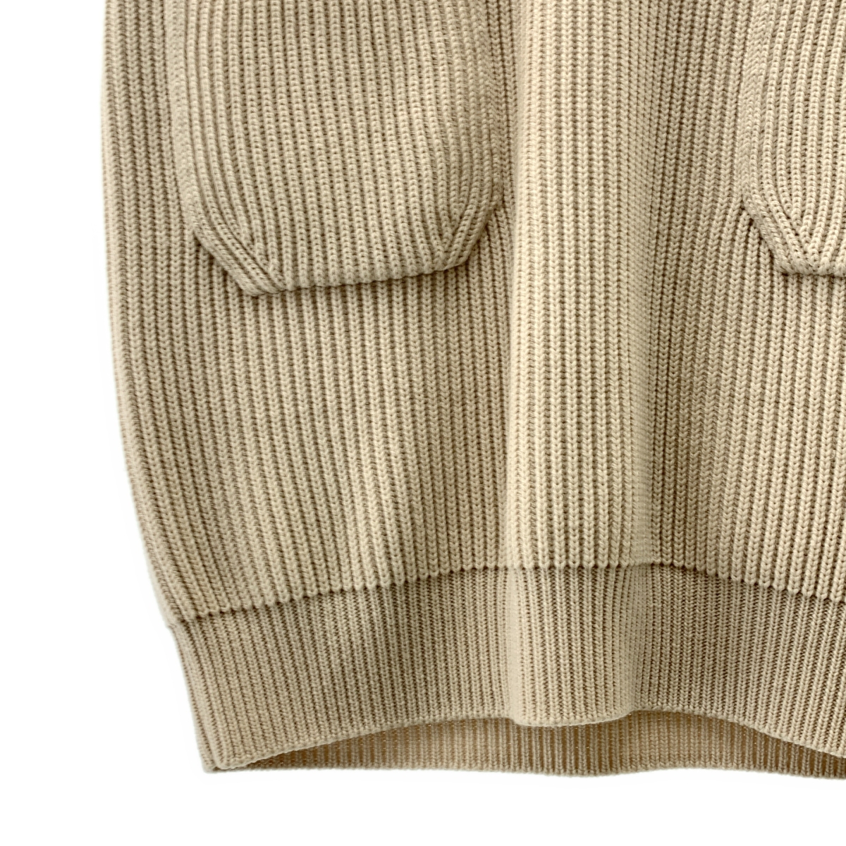 BATONER / バトナー SIGNATURE RIB V-NECK VEST / オーバー ニット ベスト