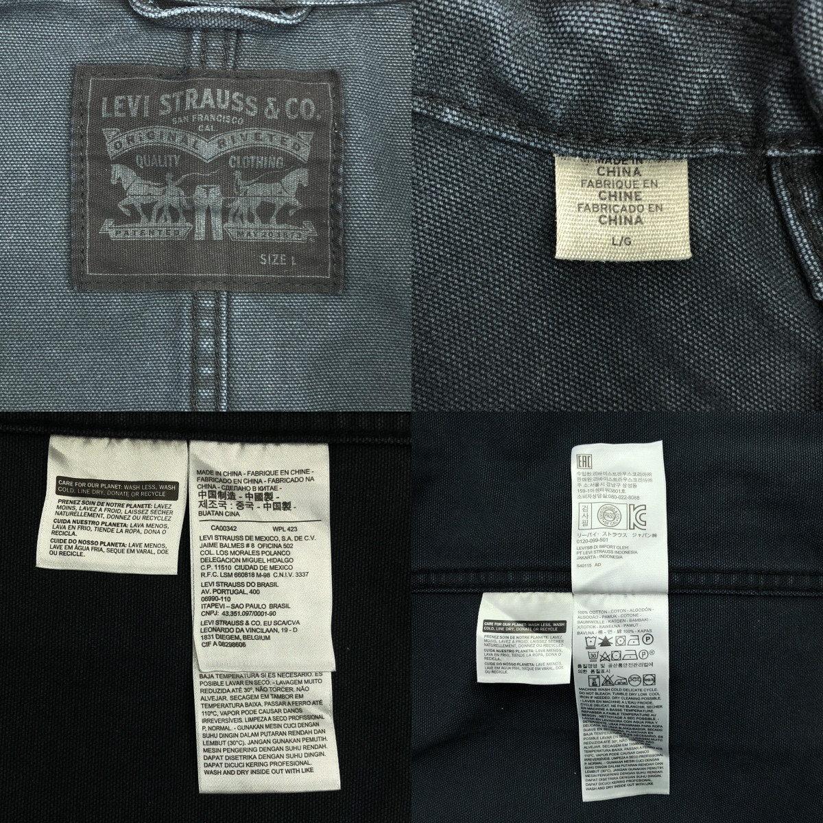 Levi's / リーバイス ダック コットン エンジニア コート カバーオール