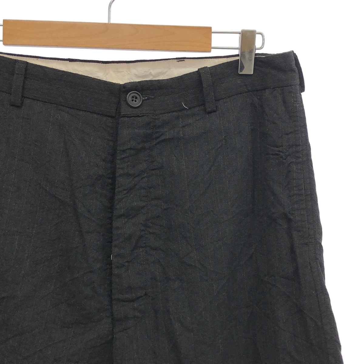 Paul Harnden / ポールハーデン × 10 corso como COMME des GARCONS / ウール ストライプ ハーフパンツ