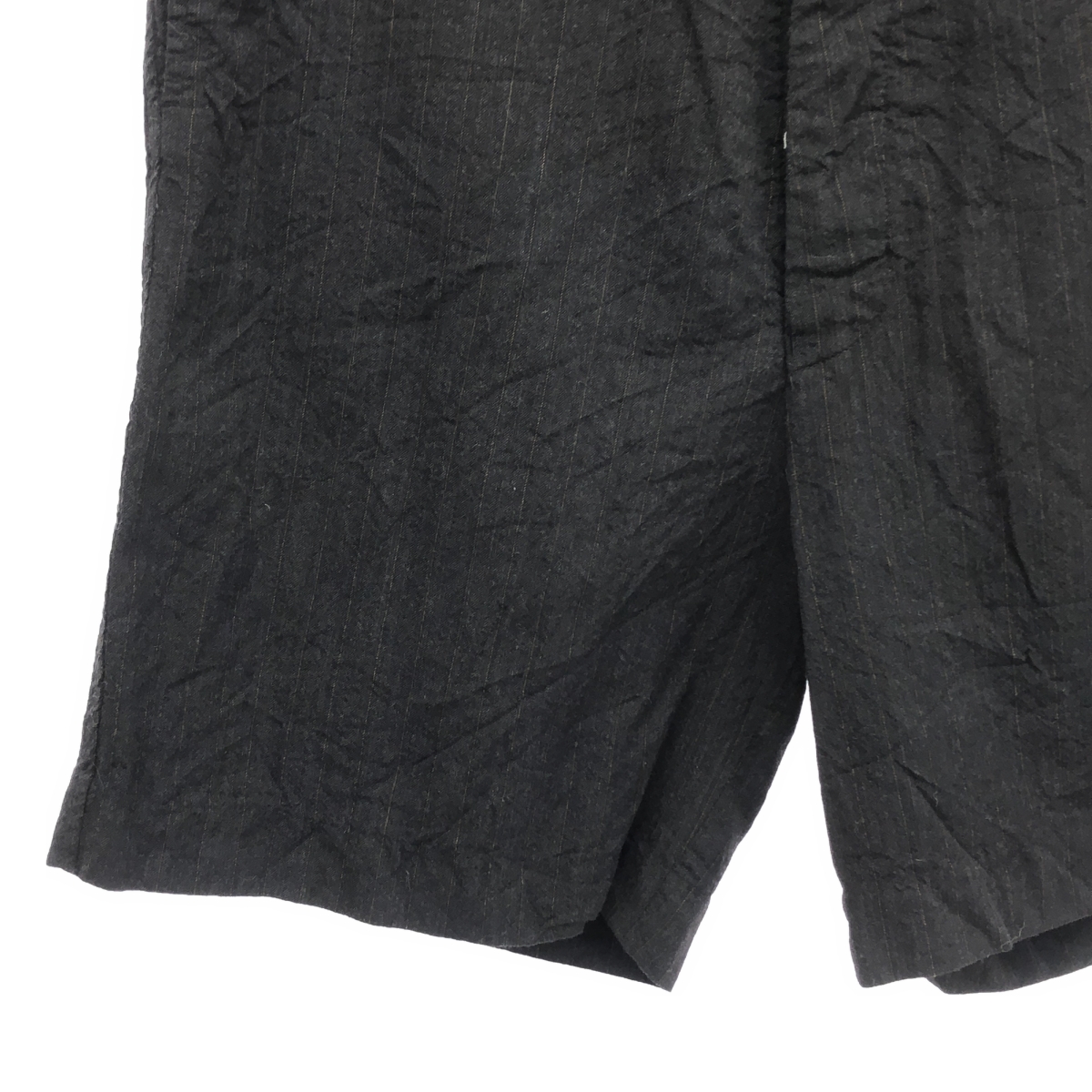 Paul Harnden / ポールハーデン × 10 corso como COMME des GARCONS / ウール ストライプ ハーフパンツ