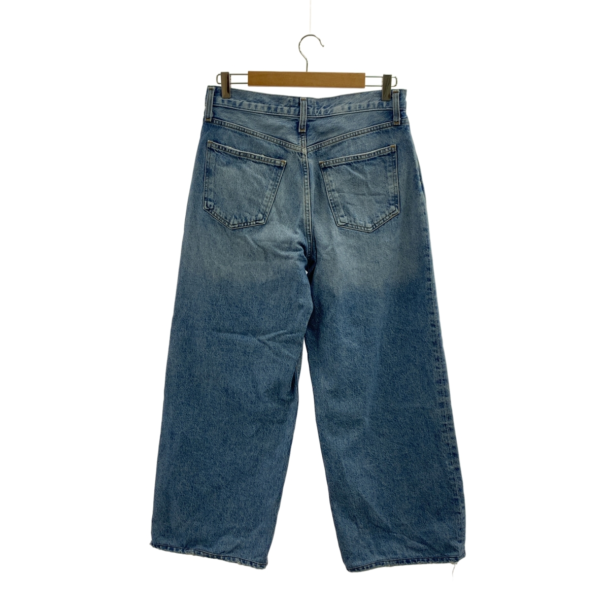 AP STUDIO / エーピーストゥディオ AGOLDE LOW SLUNG BAGGY IN LIBERTINE / ダメージ加工 デニム ワイドパンツ