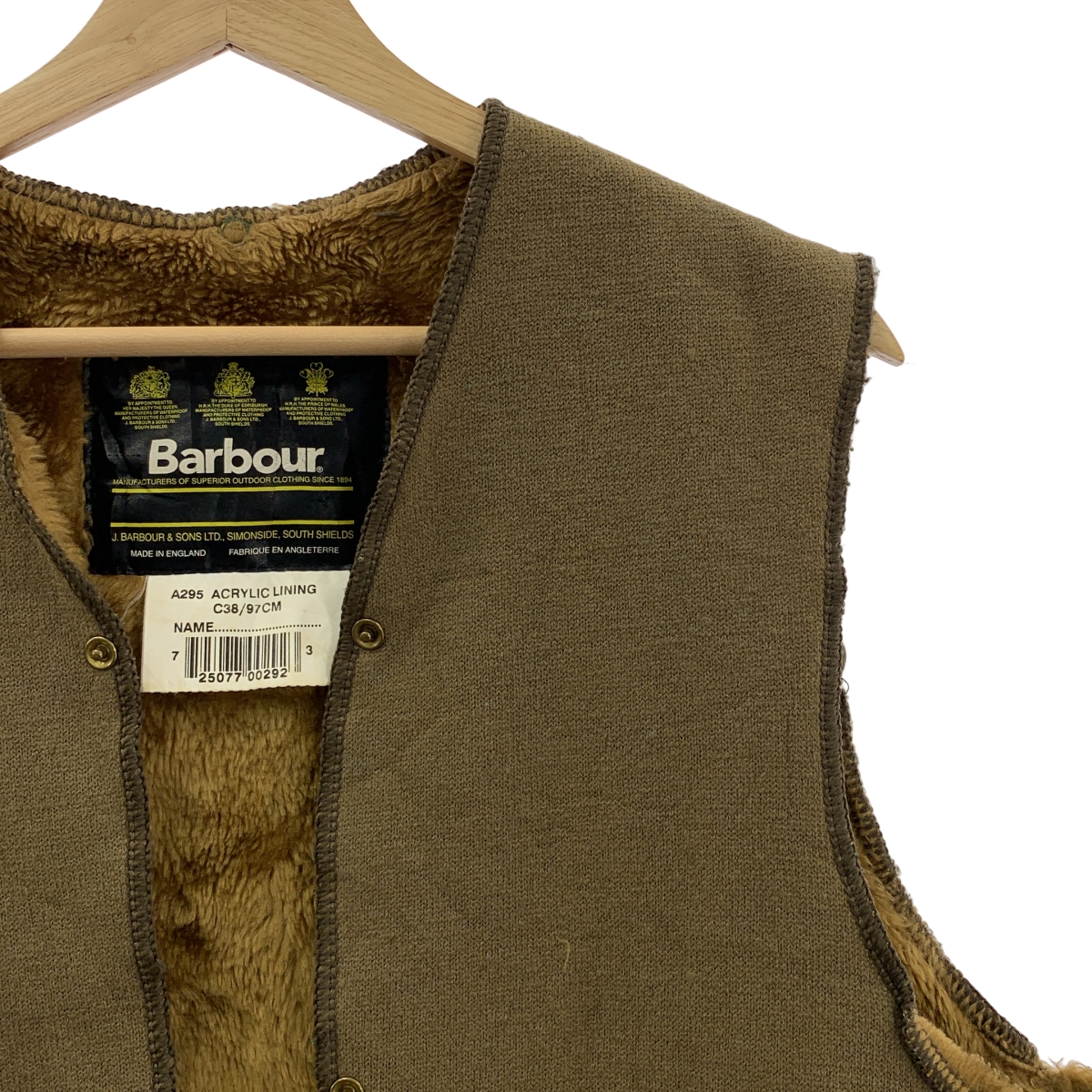 Barbour / バブアー ファー ライナー ベスト