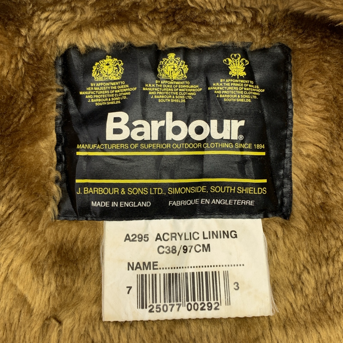 Barbour / バブアー ファー ライナー ベスト