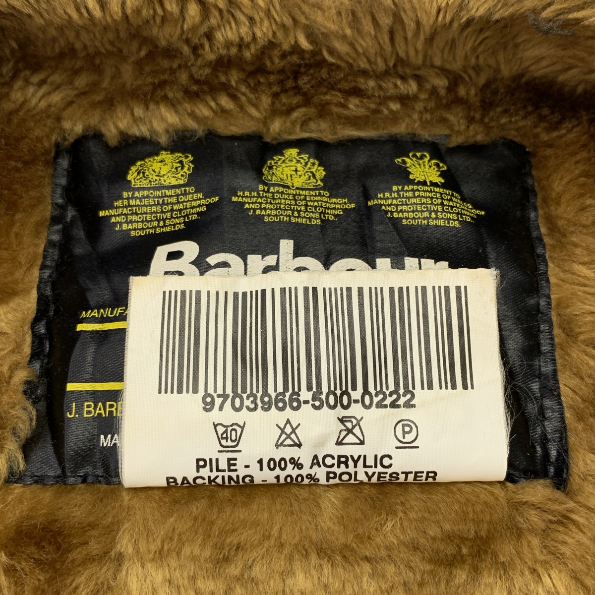 Barbour / バブアー ファー ライナー ベスト
