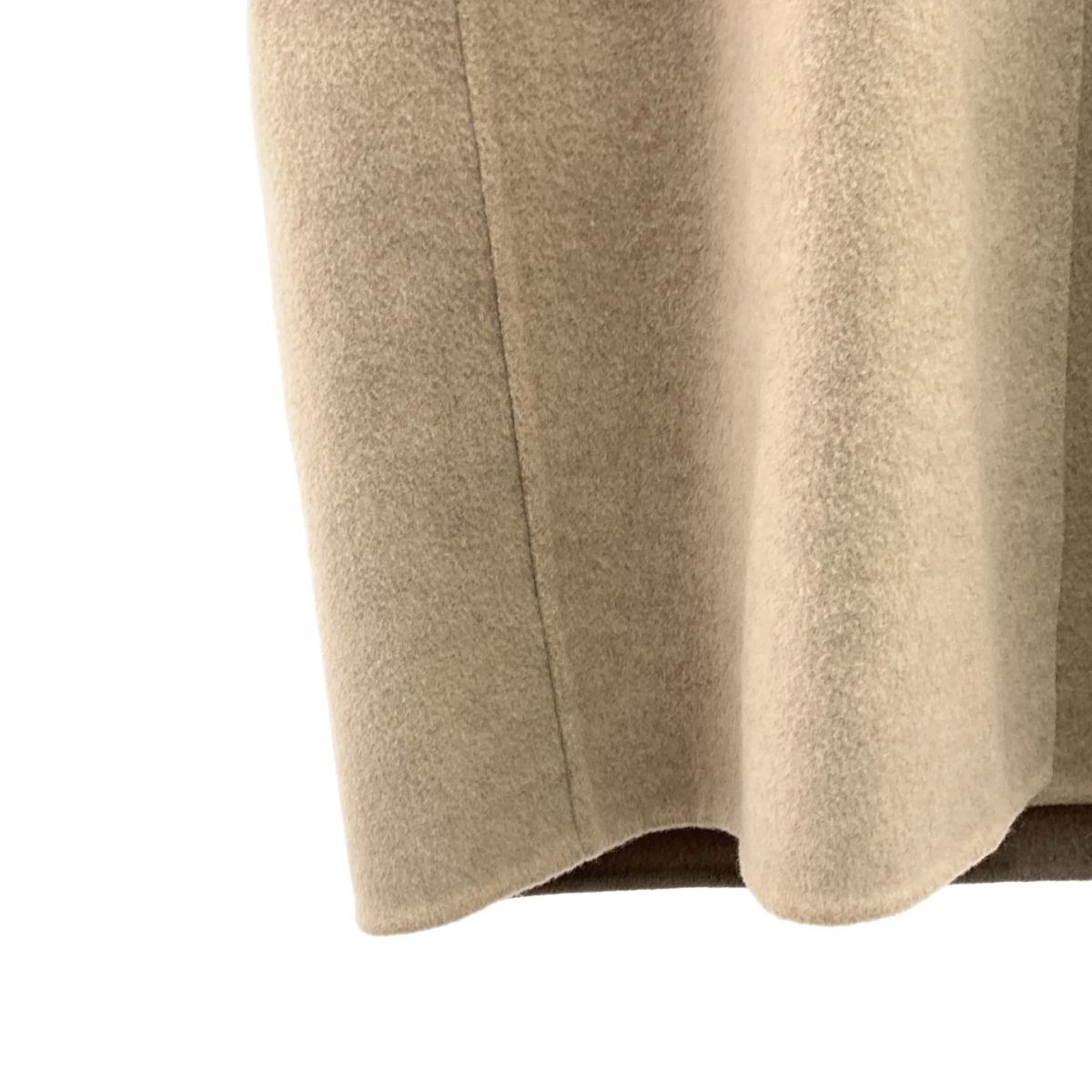 Drawer / ドゥロワー ウール カシミヤ リバーシブル ノーカラー コート