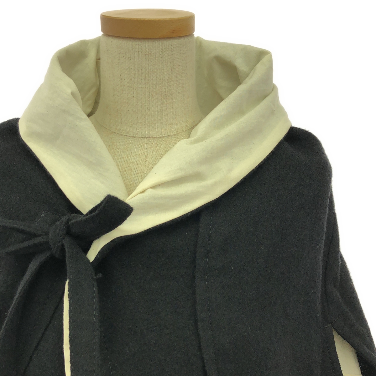 tricot COMME des GARCONS / トリココムデギャルソン ウール フロントリボン ケープジャケット