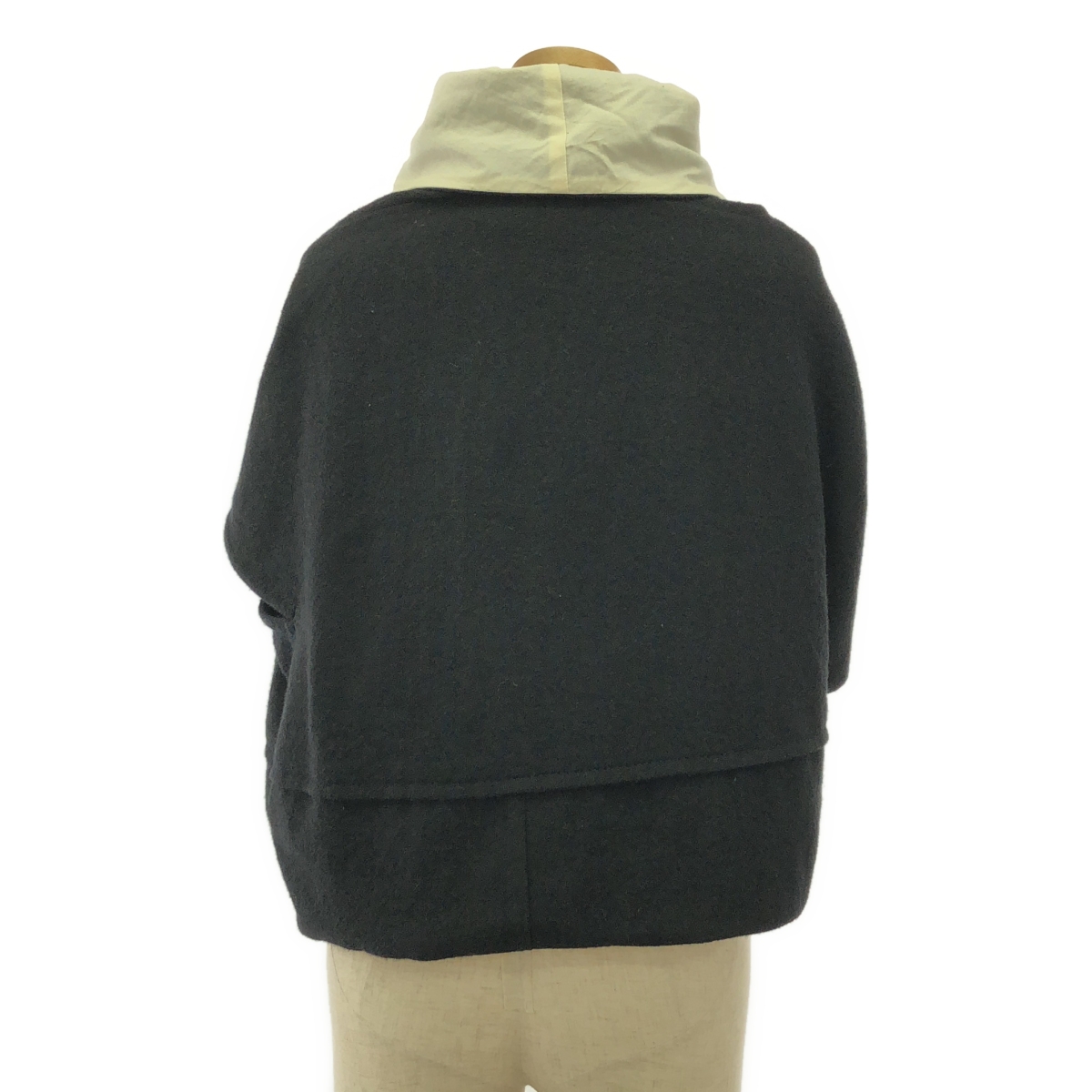 tricot COMME des GARCONS / トリココムデギャルソン ウール フロントリボン ケープジャケット