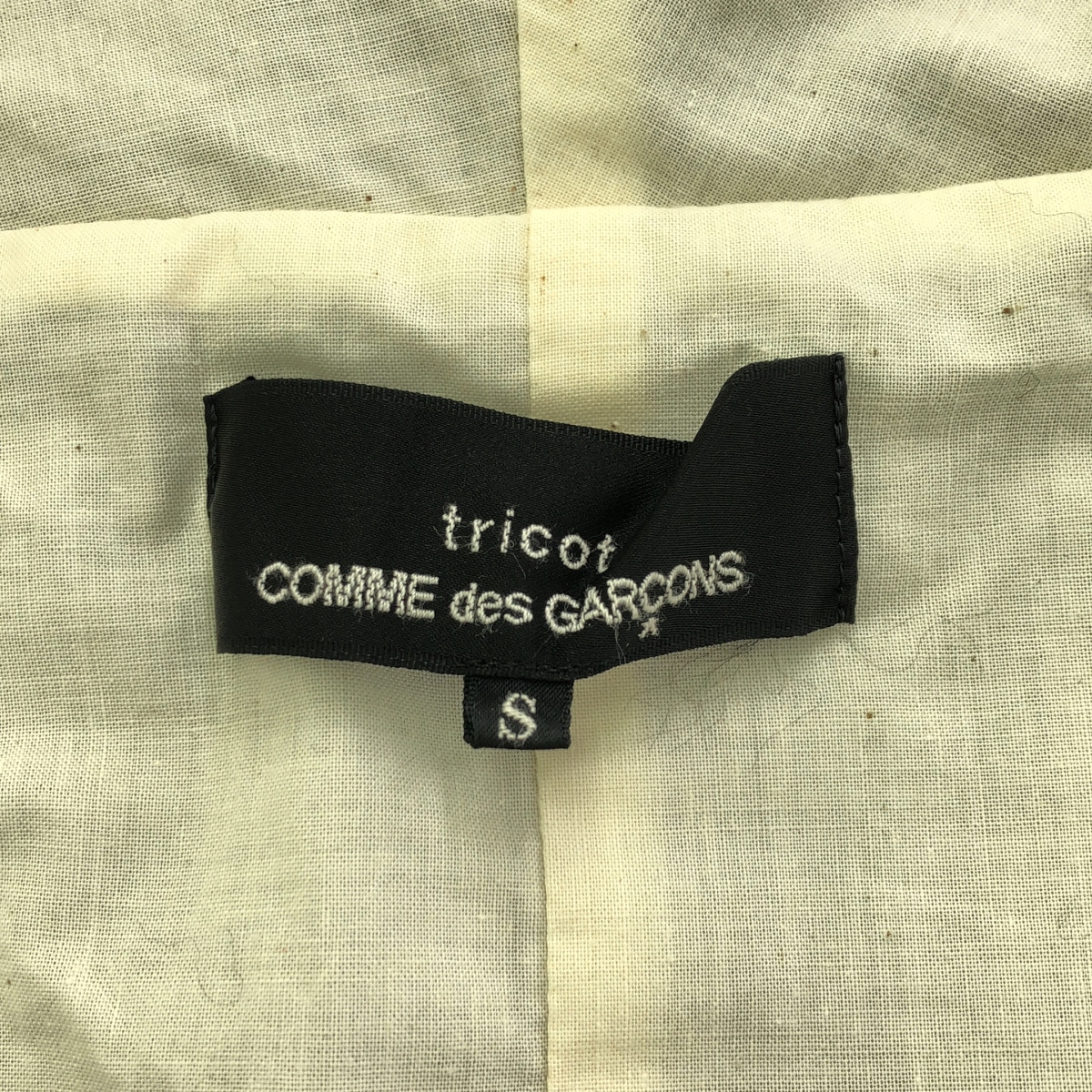 tricot COMME des GARCONS / トリココムデギャルソン ウール フロントリボン ケープジャケット