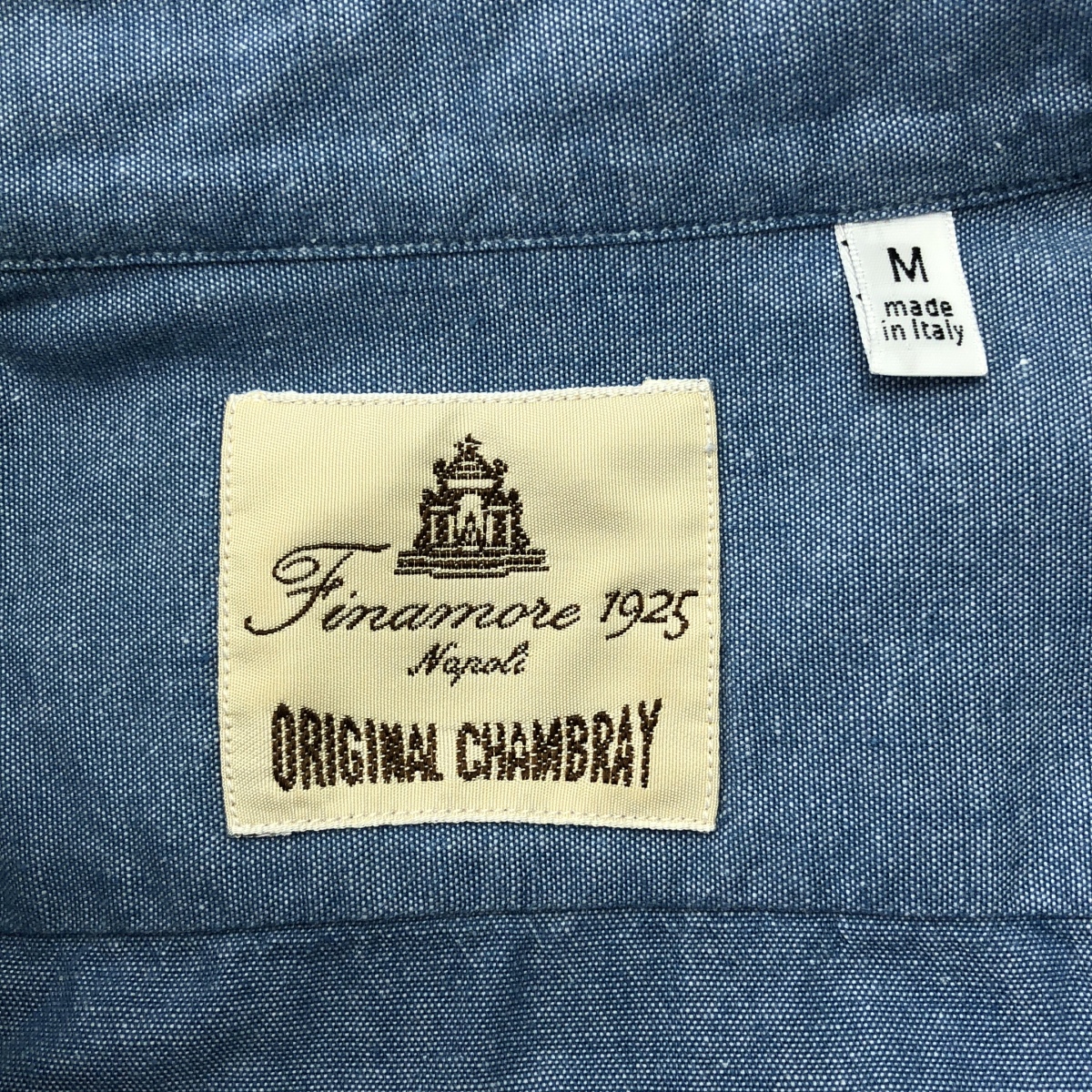 finamore / フィナモレ ORIGINAL CHAMBRAY コットン デニム シャツ