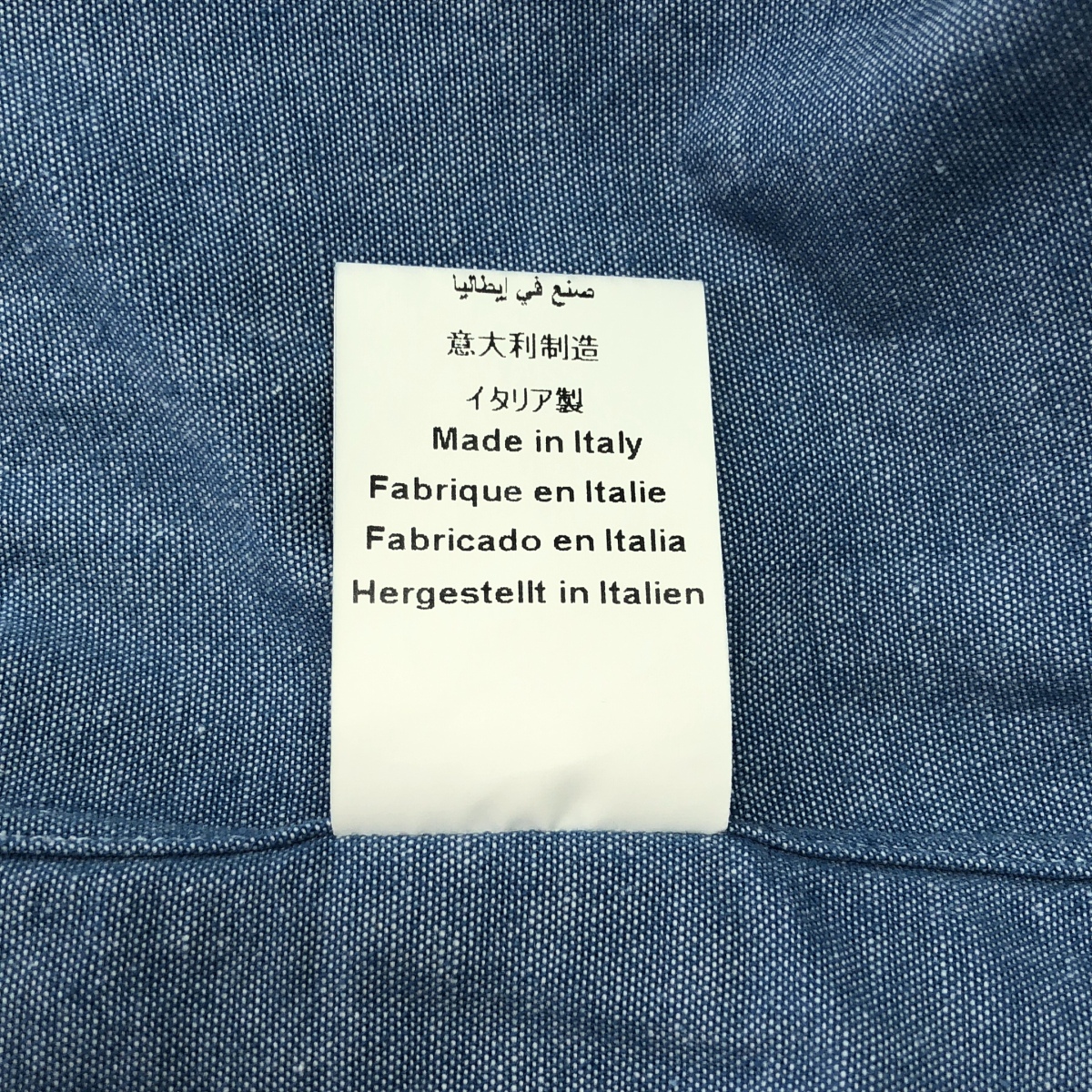 finamore / フィナモレ ORIGINAL CHAMBRAY コットン デニム シャツ