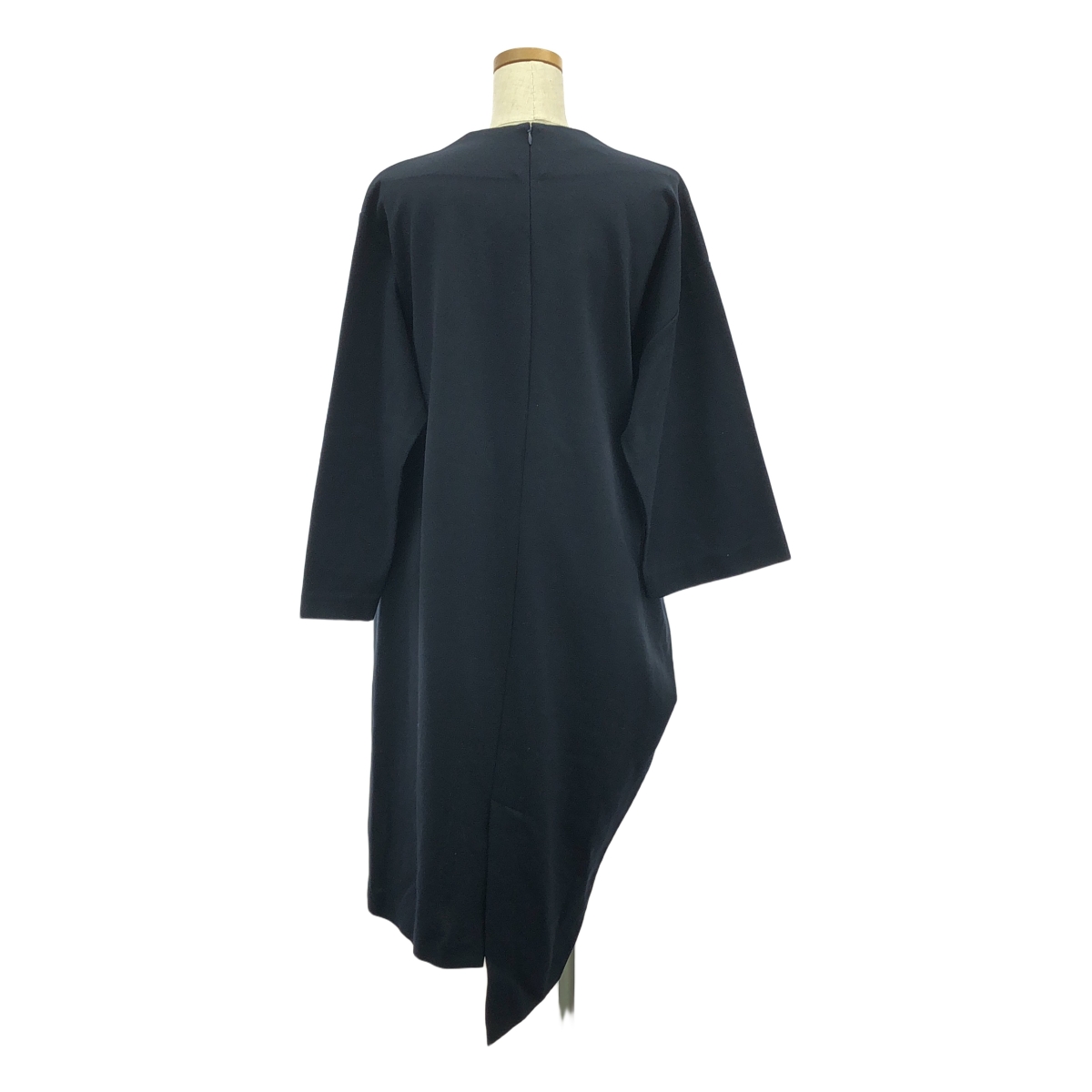 ENFOLD / エンフォルド アシンメトリー ボートネック ワンピース