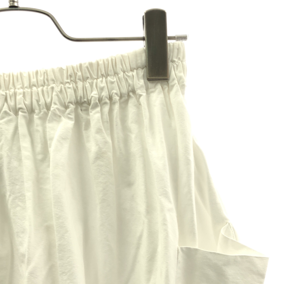 homspun / ホームスパン ダブルポケット ギャザー ロングスカート