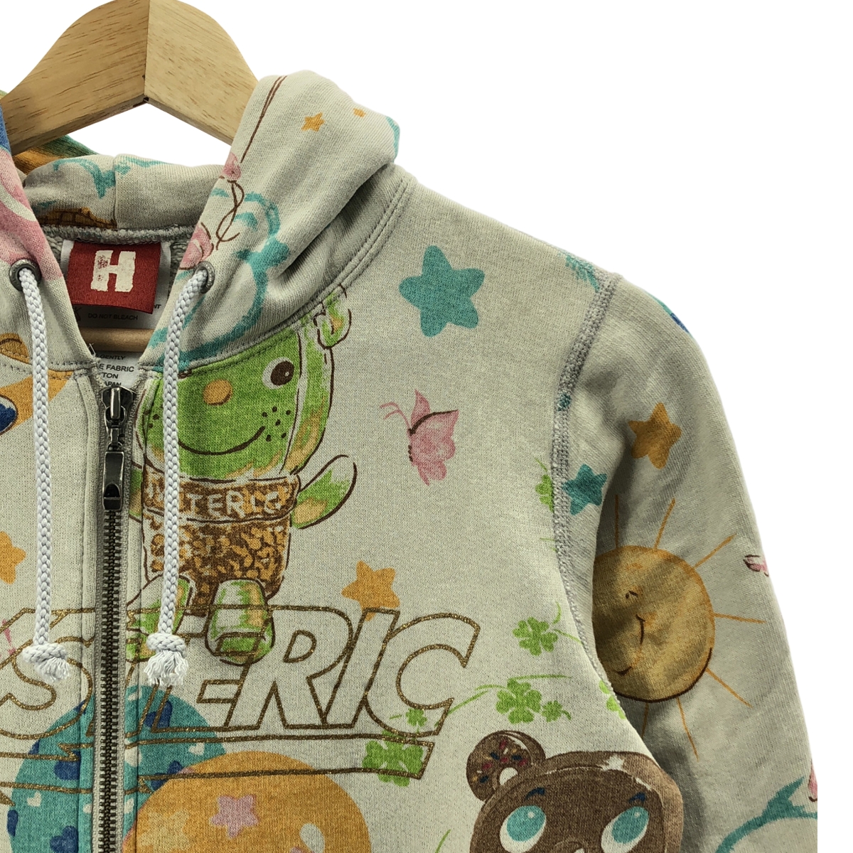 HYSTERIC GLAMOUR / ヒステリックグラマー コットン 裏起毛 総柄  フーデッドパーカー