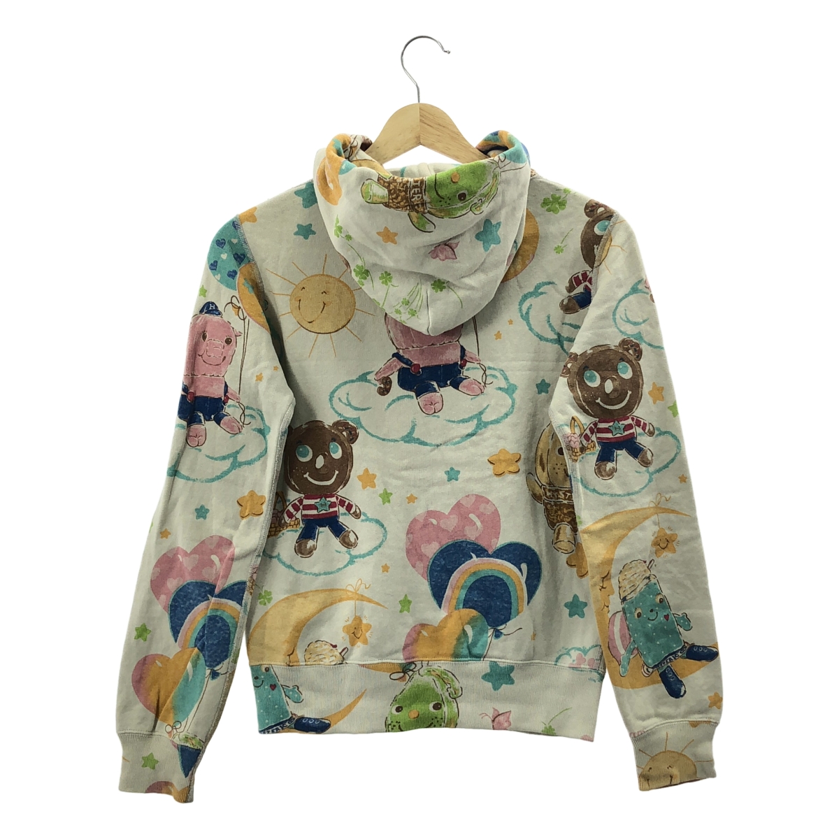 HYSTERIC GLAMOUR / ヒステリックグラマー コットン 裏起毛 総柄  フーデッドパーカー