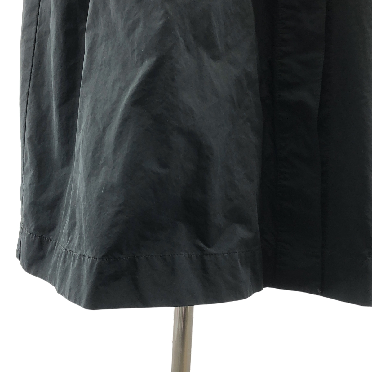 R&D.M.Co / オールドマンズテーラー GARMENT DYE FLY FRONT SMOCK DRESS ナイロン混 ギャザー ワンピース