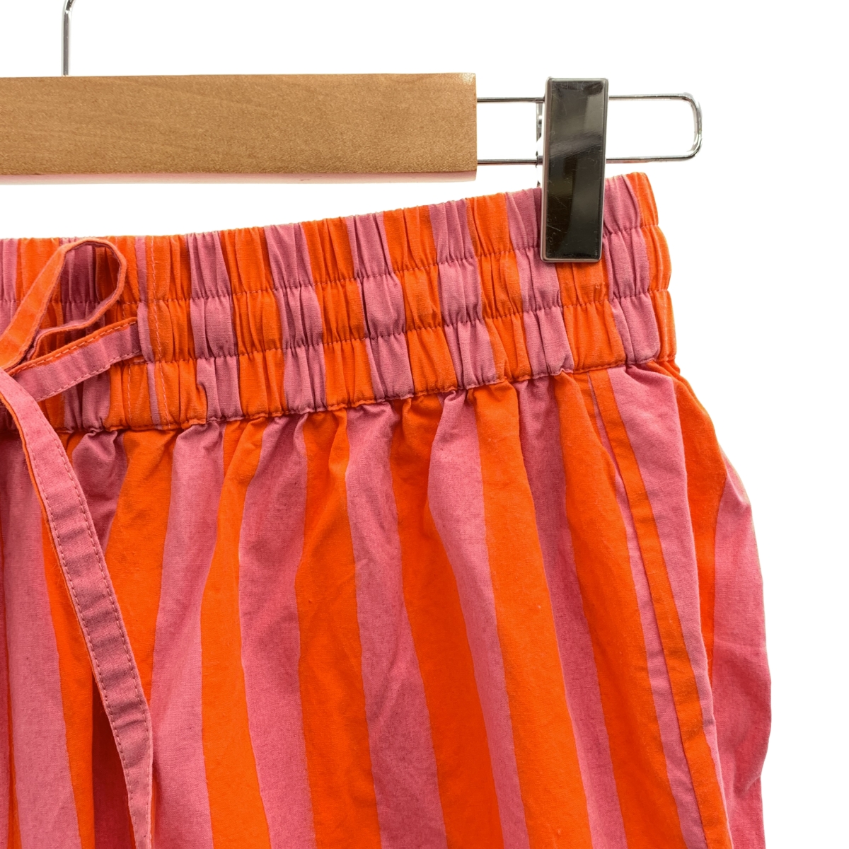 SZ Blockprints / エスゼットブロックプリント ストライプ ドローストリング ウエストゴム ワイド イージーパンツ