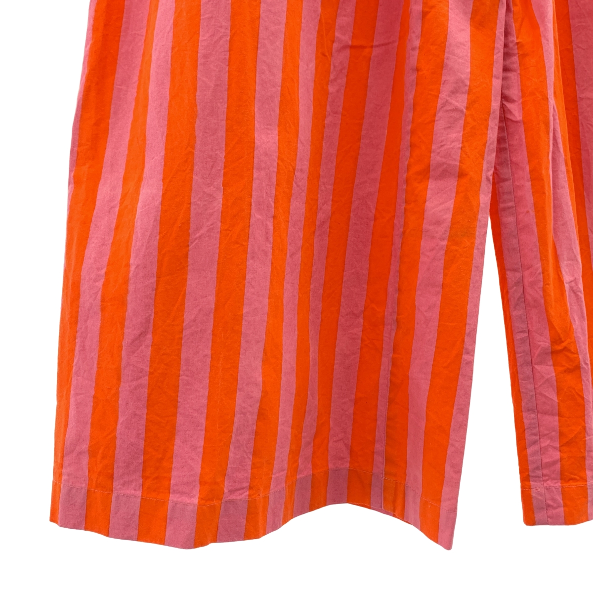 SZ Blockprints / エスゼットブロックプリント ストライプ ドローストリング ウエストゴム ワイド イージーパンツ