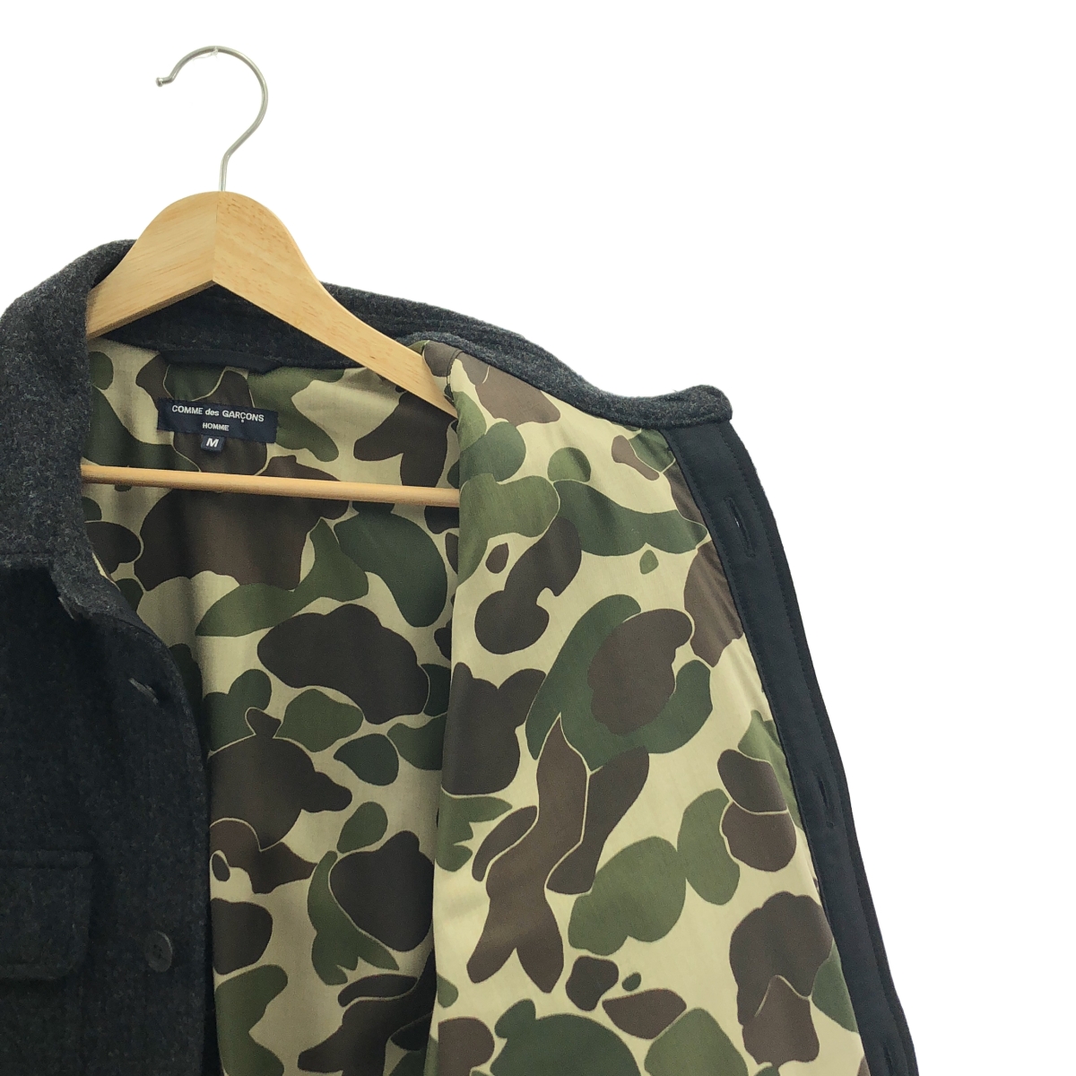 COMME des GARCONS HOMME / コムデギャルソンオム ウール ナイロン ビーバー リップストップ CPO ジャケット