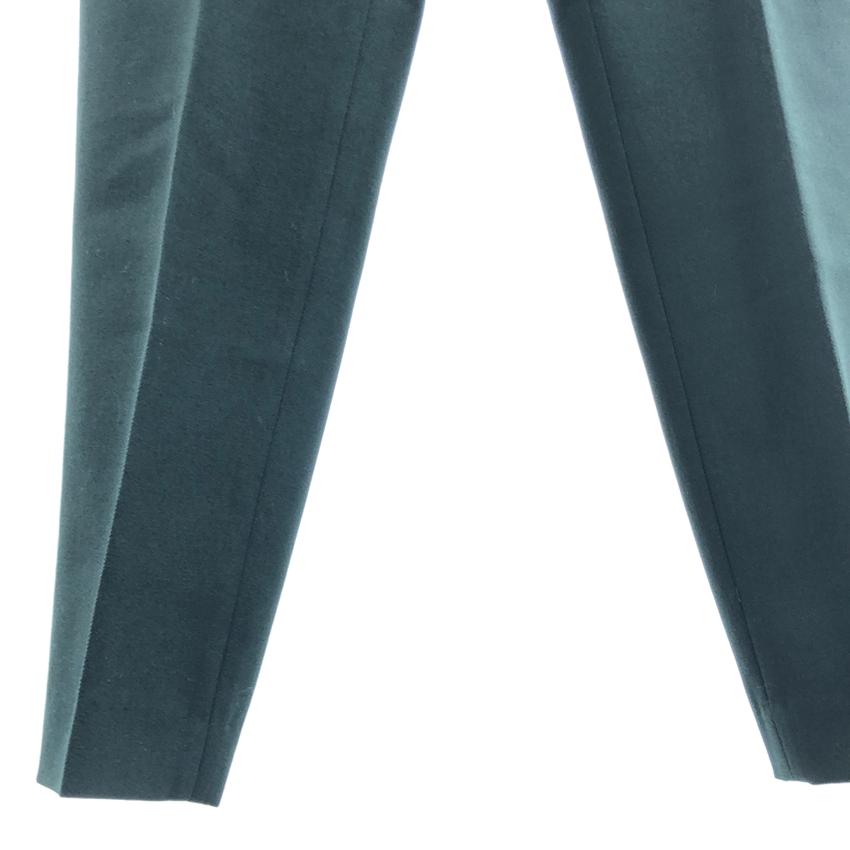 Drawer / ドゥロワー ウール ジップフライ センタープレス スラックス パンツ