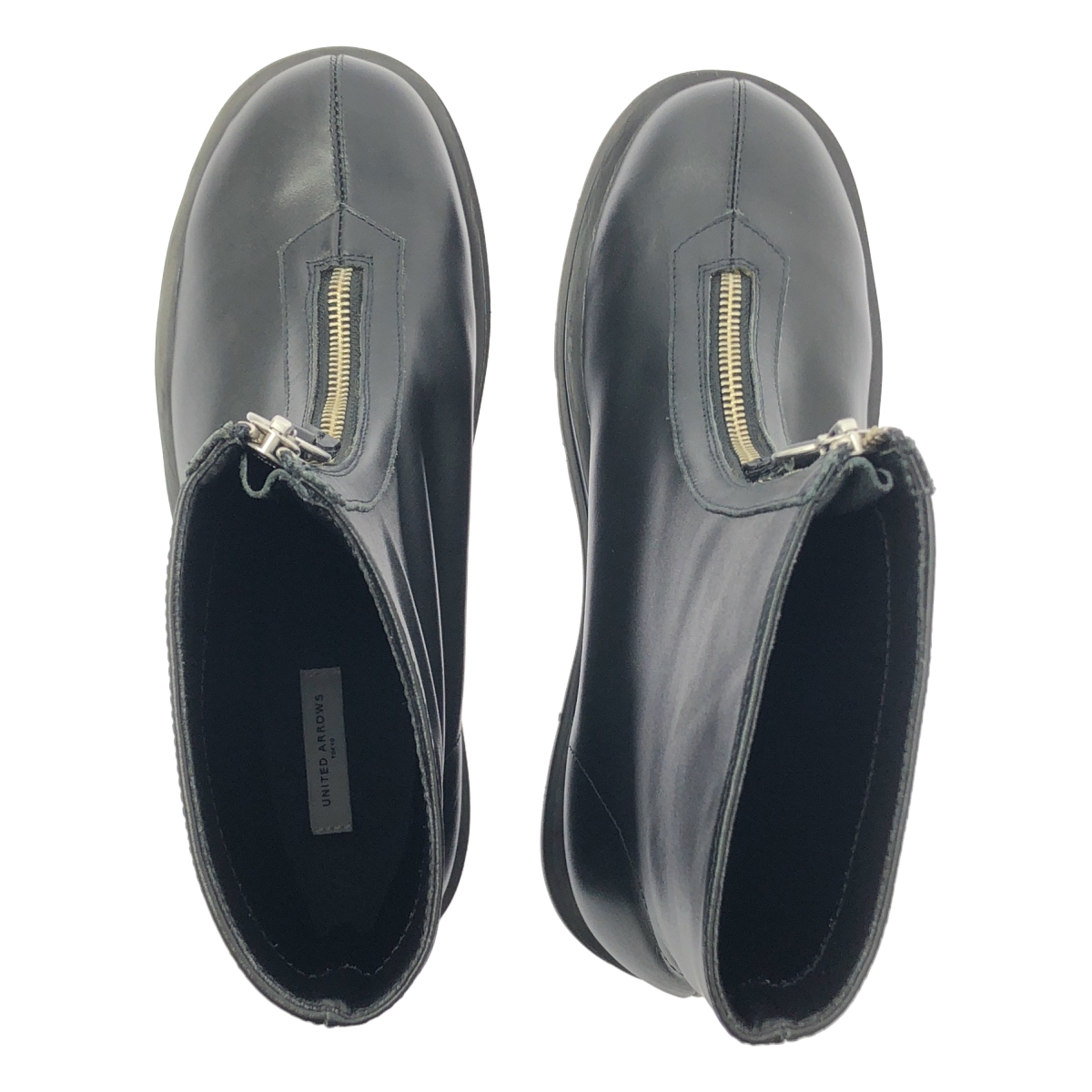 UNITED ARROWS / ユナイテッドアローズ フロントジップ ブーツ