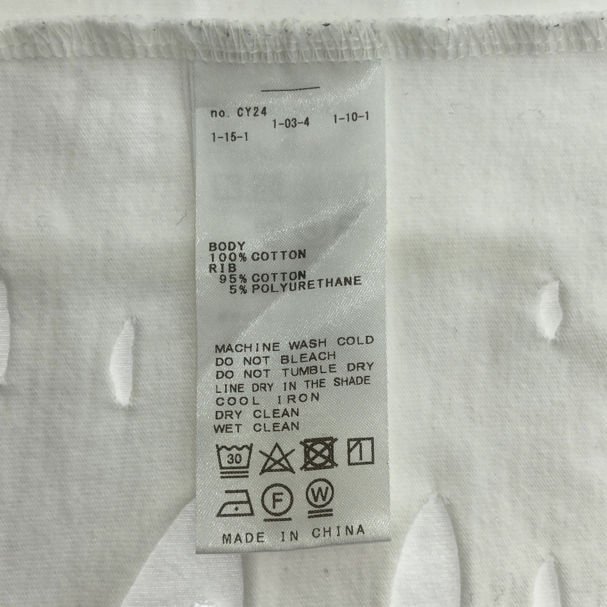 その他 damage tee ダメージ加工 コットン Tシャツ