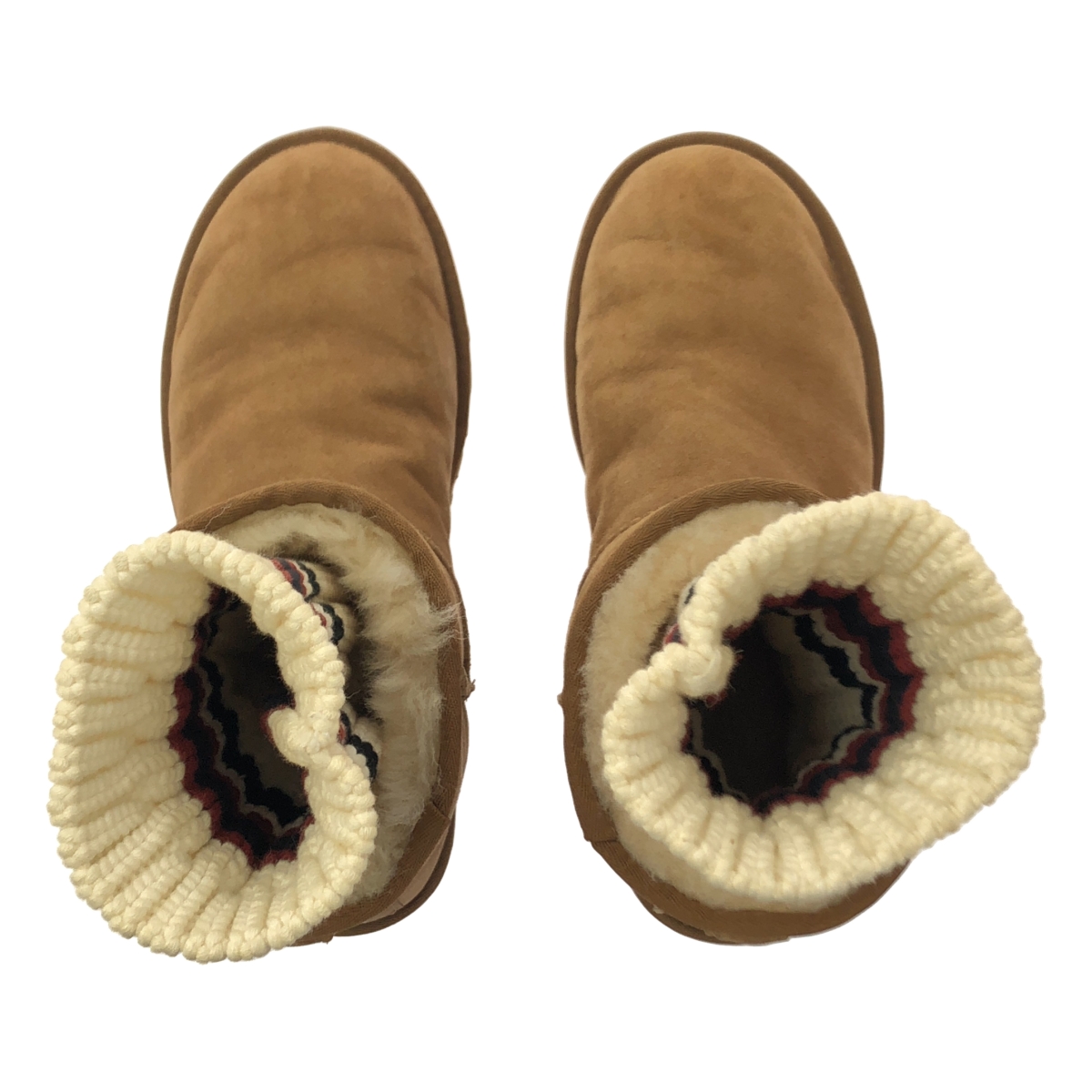 sacai / サカイ × UGG / アグ Knit Classic Short Boots / ソックス ドッキング ムートンブーツ