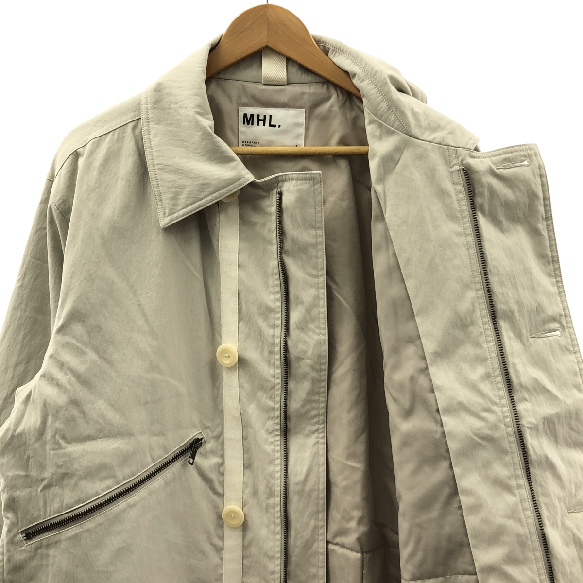 MHL. / エムエイチエルマーガレットハウエル PADDED COTTON NYLON / 中綿 オーバー ジャケット ブルゾン