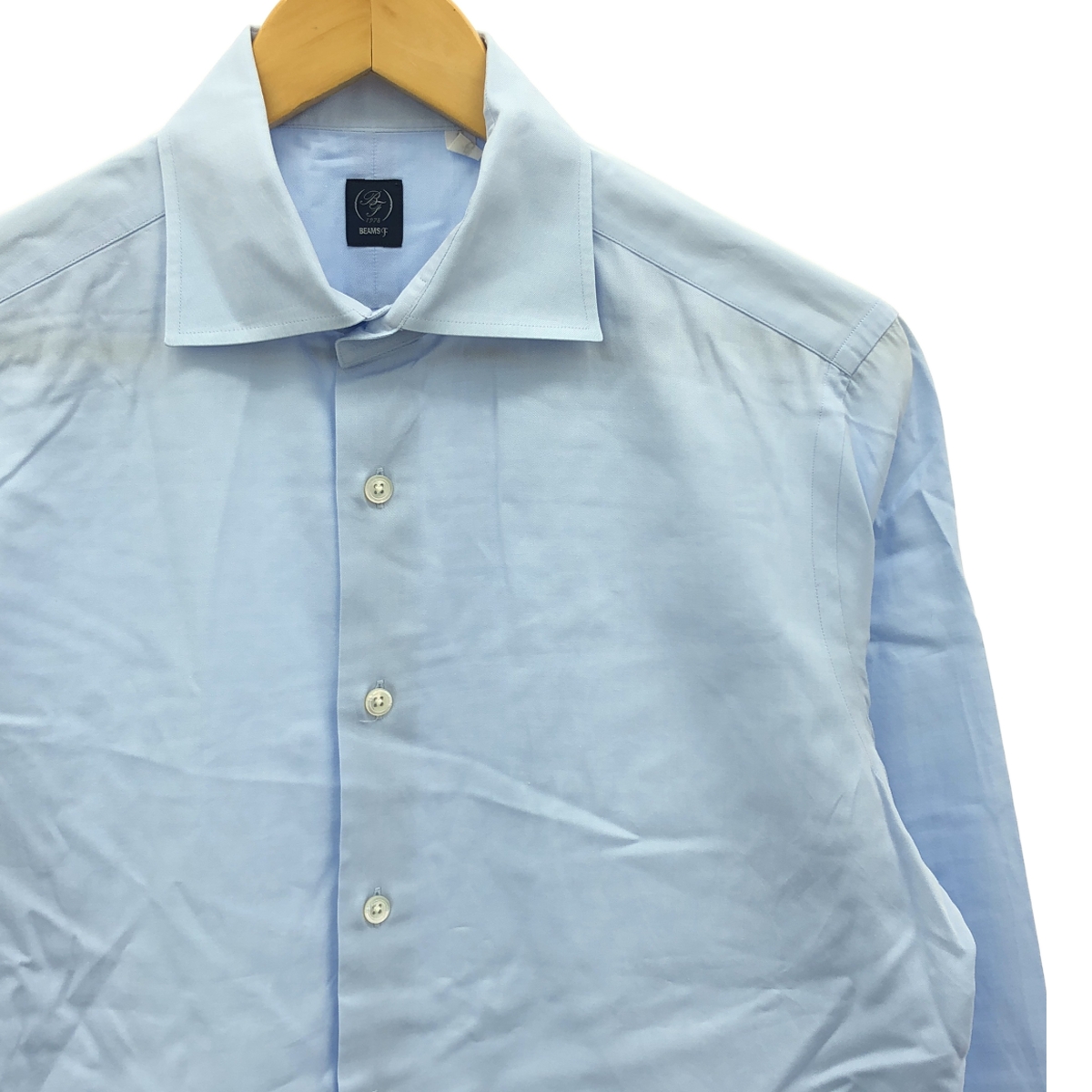 BEAMS F / ビームスエフ ツイル ワイドカラーシャツ
