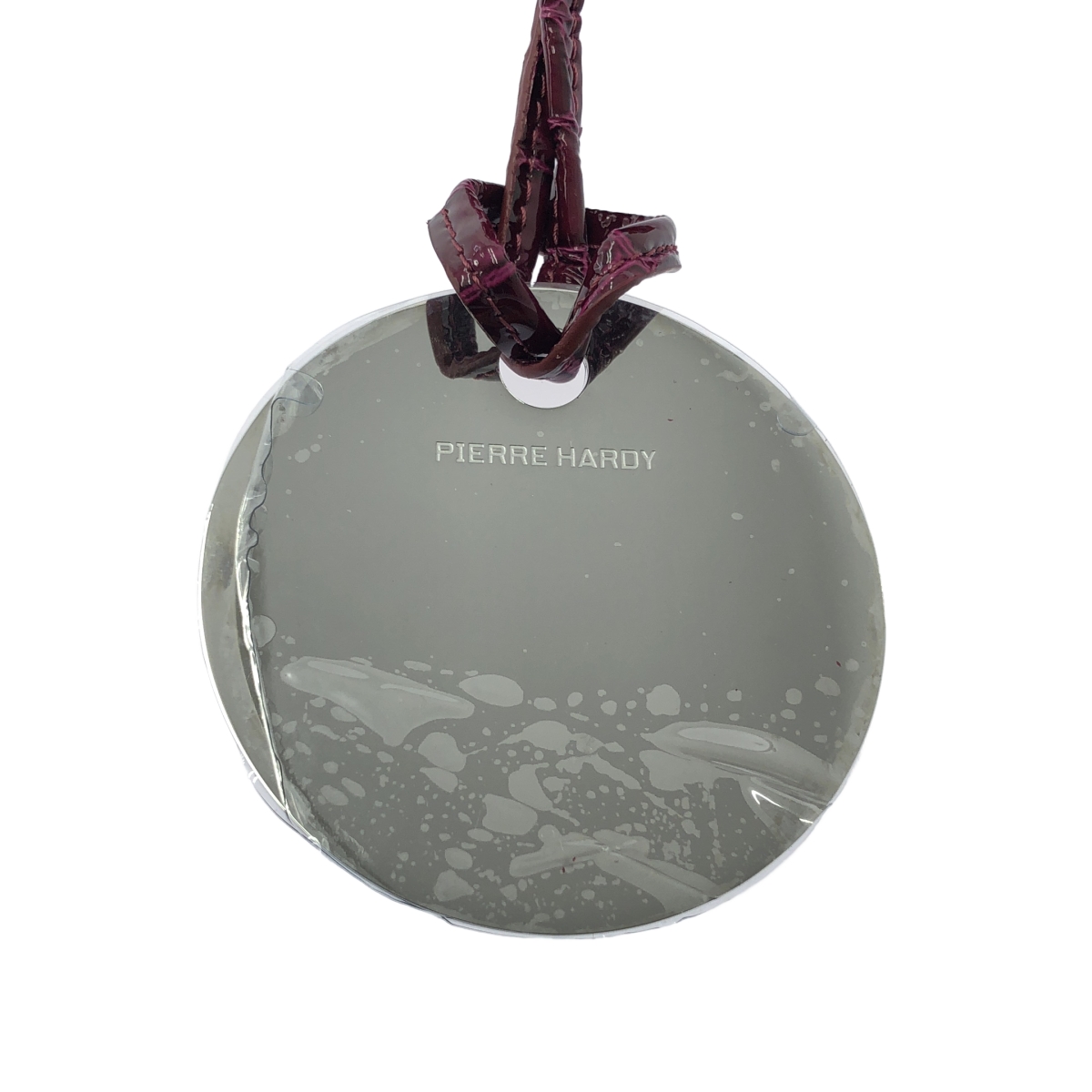 PIERRE HARDY / ピエールアルディ ALPHA VILLE 2 way アルファ ヴィル 型押し レザー ショルダーバッグ