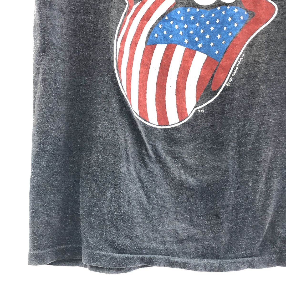VINTAGE / ヴィンテージ古着 80s〜 / 1981年 The Rolling Stones / ローリング・ストーンズ 両面プリント Tシャツ カットソー